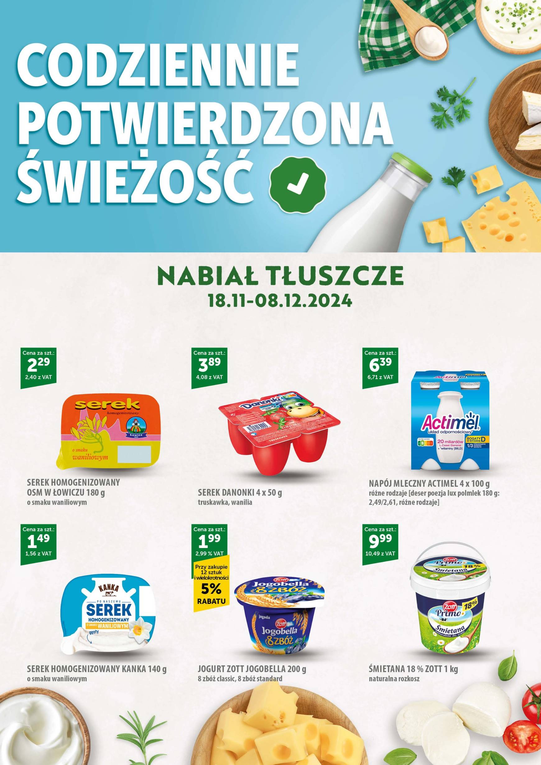 eurocash - Eurocash - Codziennie Potwierdzona Świeżość gazetka ważna od 18.11. - 08.12.