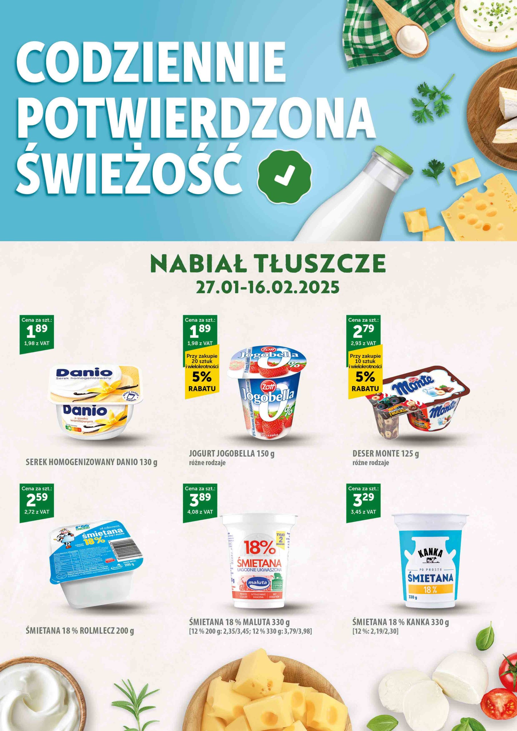 eurocash - Eurocash - Codziennie Potwierdzona Świeżość gazetka ważna od 27.01. - 16.02.