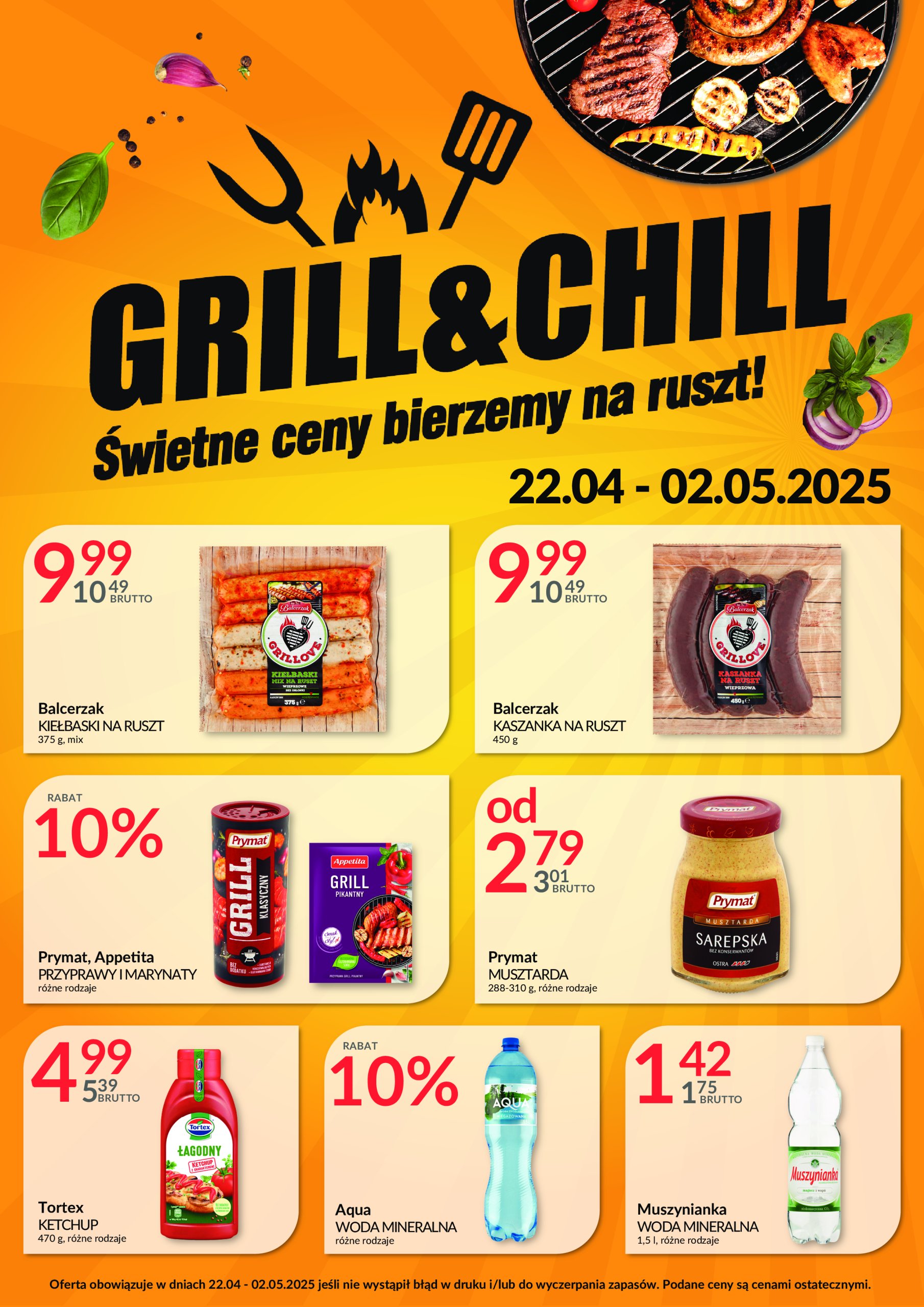 eurocash - Eurocash - Grill&Chill gazetka ważna od 22.04. - 02.05.