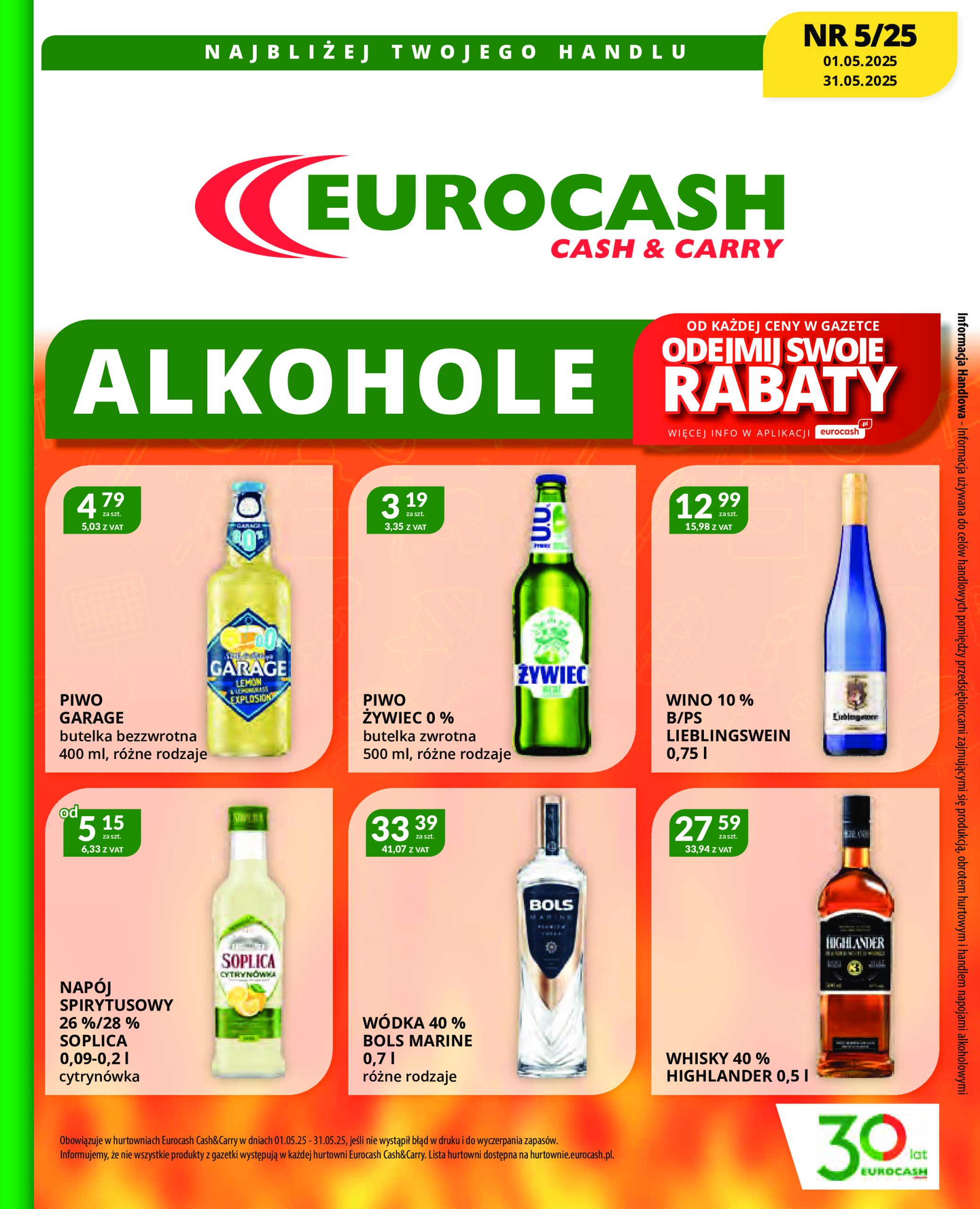 eurocash - Eurocash - Katalog Alkoholowy gazetka ważna od 01.05. - 31.05.