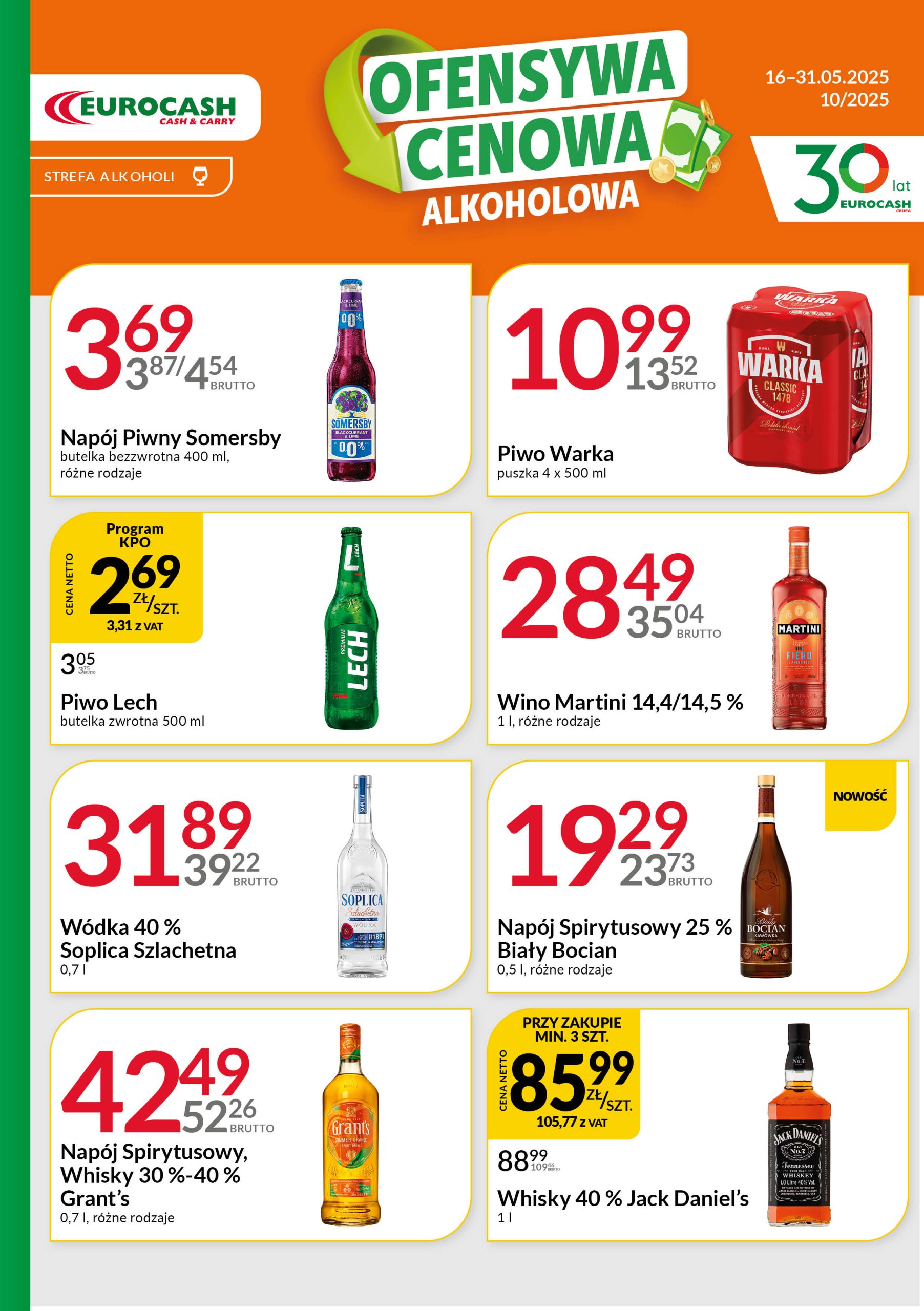 eurocash - Eurocash - Ofensywa Alkoholowa gazetka ważna od 16.05. - 31.05. - page: 1