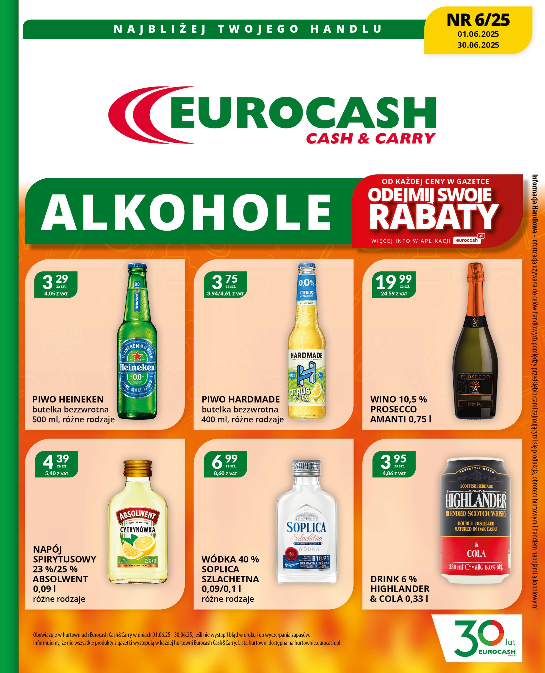 eurocash - Eurocash - Katalog Alkoholowy gazetka ważna od 01.06. - 30.06.