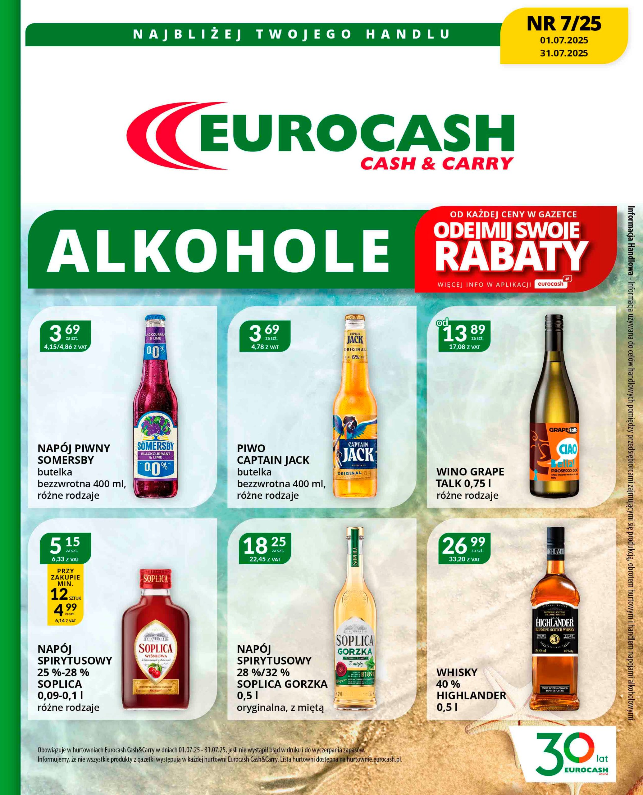 eurocash - Gazetka Eurocash - Katalog Alkoholowy ważna od 01.07. - 31.07.