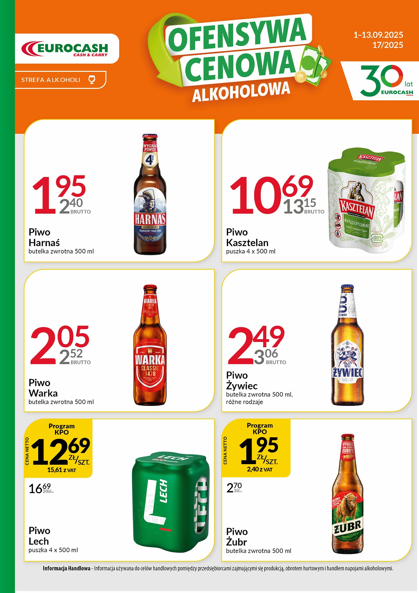 eurocash - Gazetka Eurocash - Ofensywa Alkoholowa - ważna od 01.09. do 13.09.