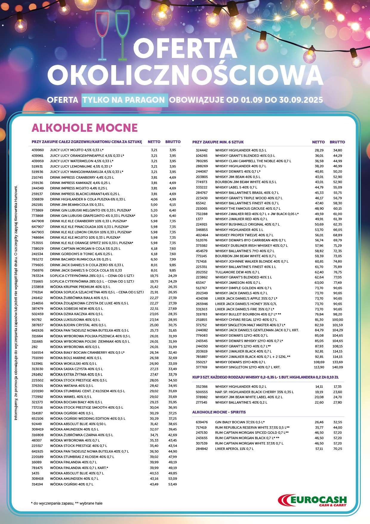 eurocash - Gazetka Eurocash - Ulotka Okolicznościowa - ważna od 01.09. do 30.09. - page: 3