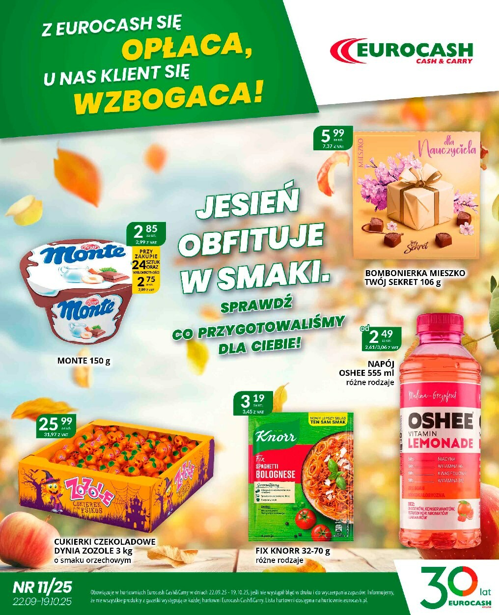 eurocash - Gazetka Eurocash - Cash & Carry - ważna od 22.09. do 19.10.