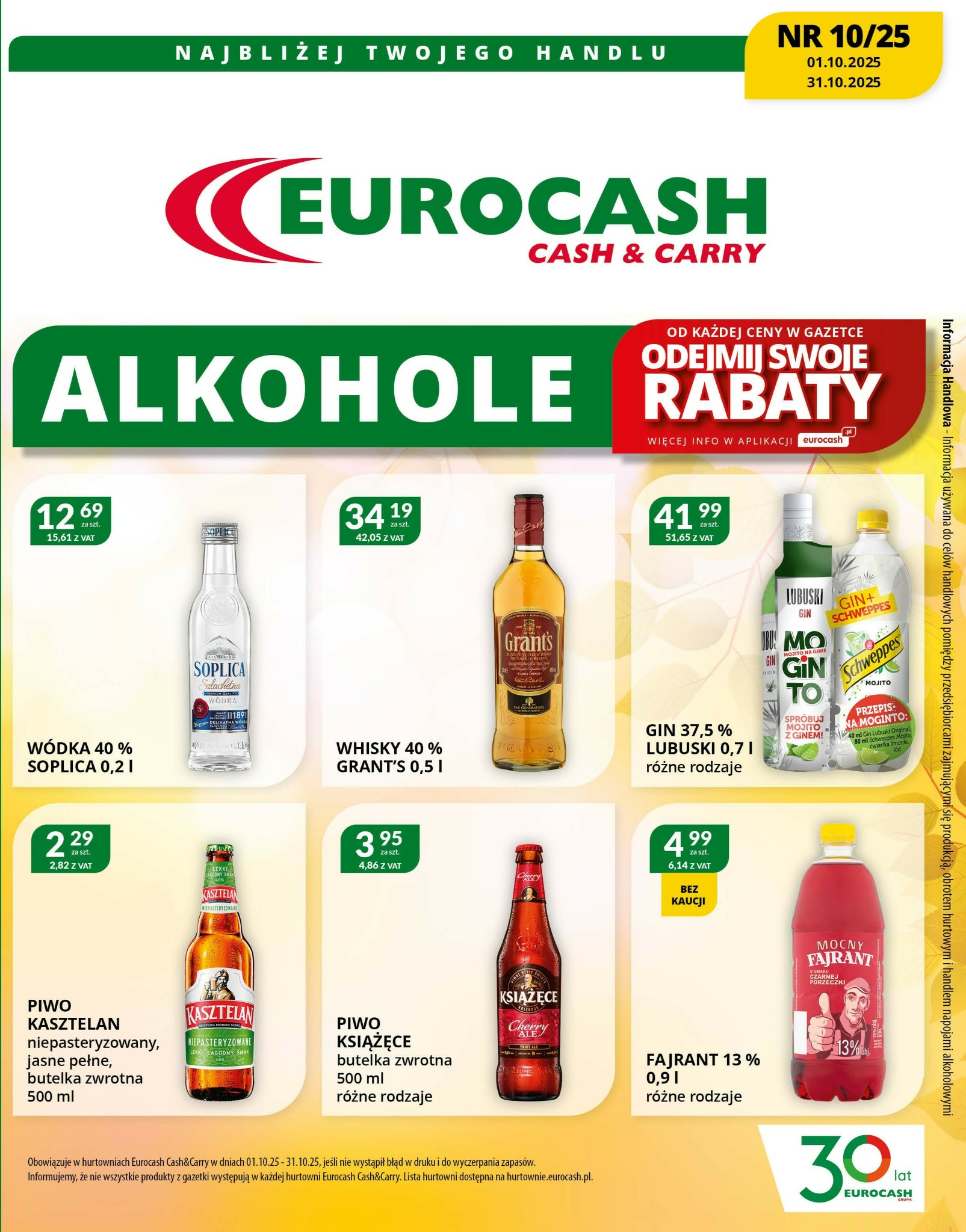 eurocash - Gazetka Eurocash - Katalog Alkoholowy - ważna od 01.10. do 31.10.