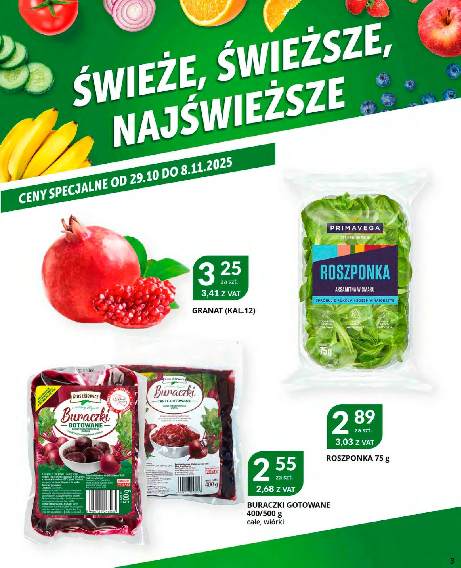 eurocash - Gazetka Eurocash - Cash & Carry - ważna od 20.10. do 16.11. - page: 3 eurocash - Gazetka Eurocash - Cash & Carry - ważna od 20.10. do 16.11. - page: 3
