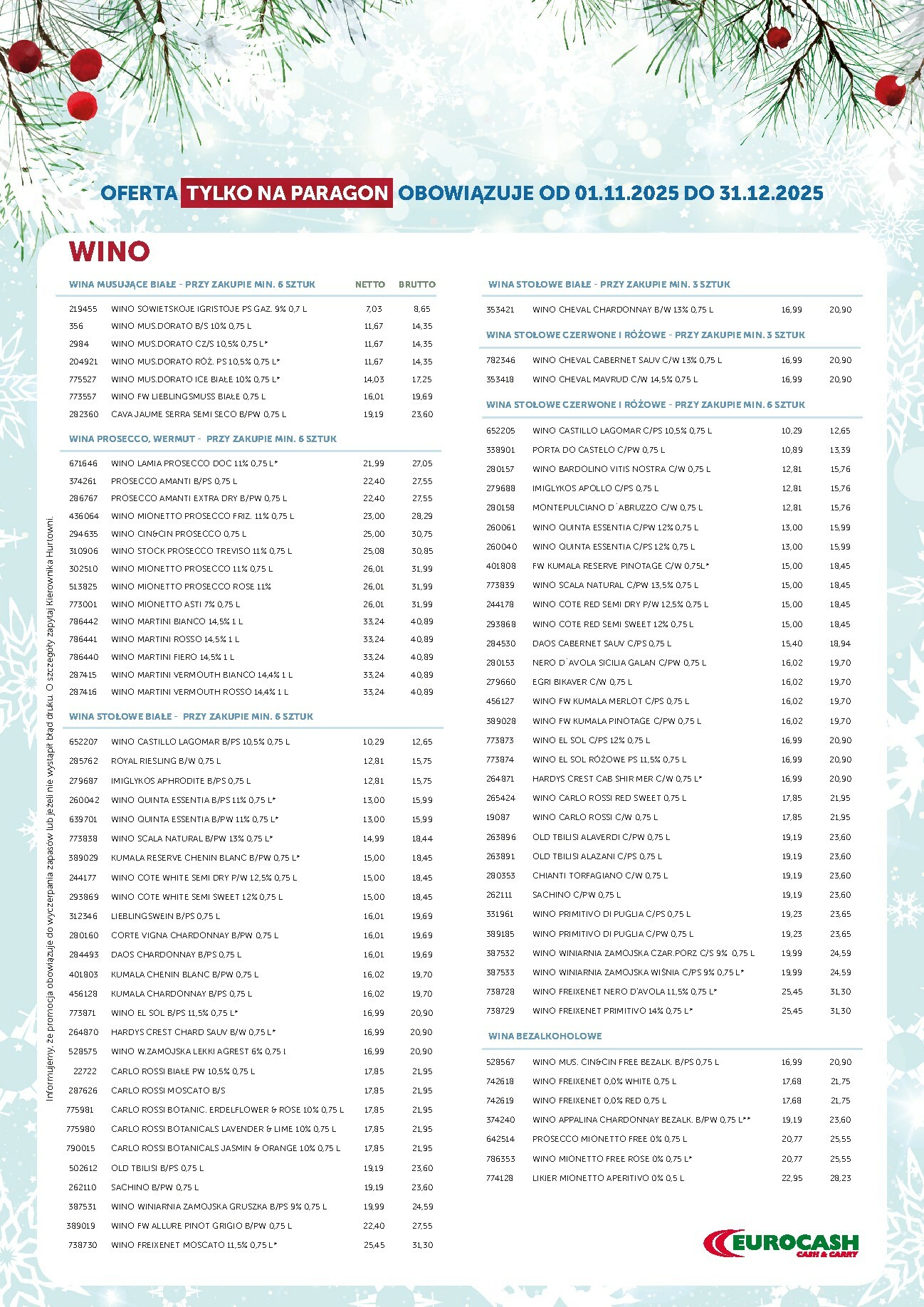 eurocash - Gazetka Eurocash - Oferta Okolicznościowa - ważna od 01.11. do 31.12. - page: 4