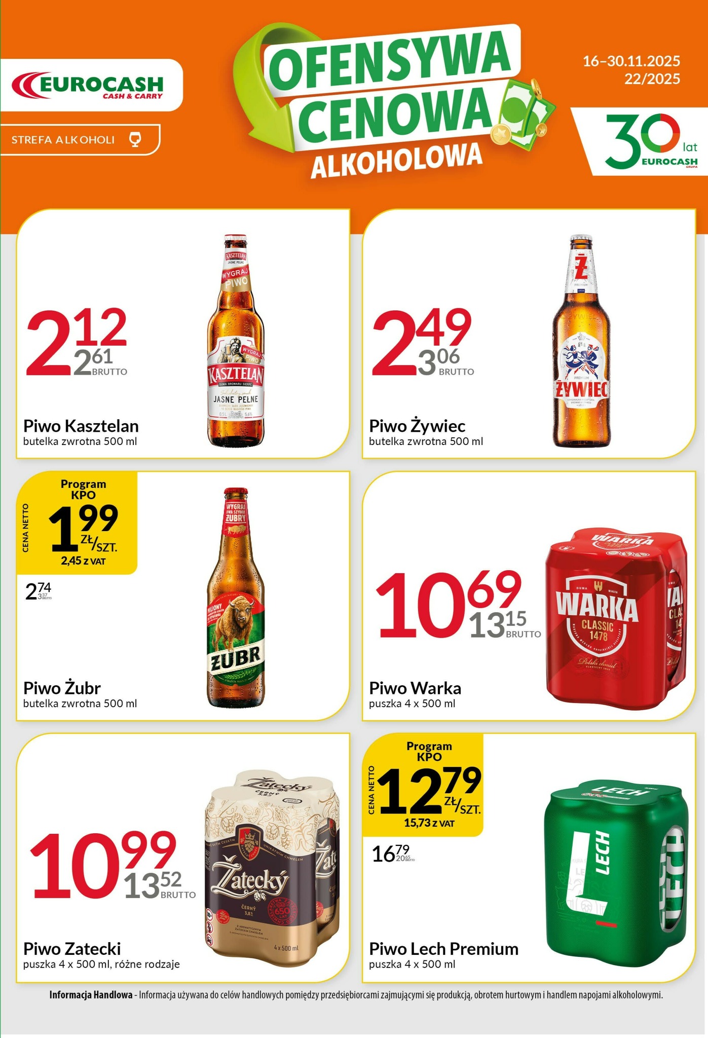 eurocash - Gazetka Eurocash - Ofensywa Alkoholowa - ważna od 16.11. do 30.11.