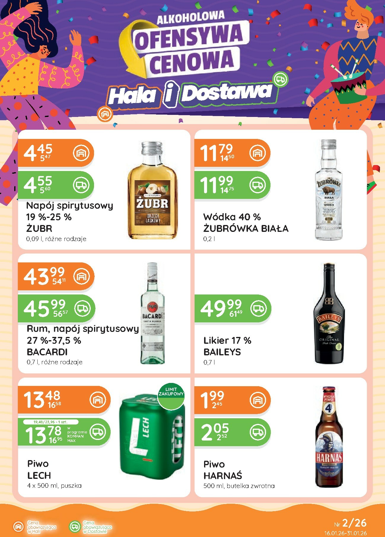 eurocash - Gazetka Eurocash - Ofensywa Alkoholowa - ważna od 16.01. do 31.01.