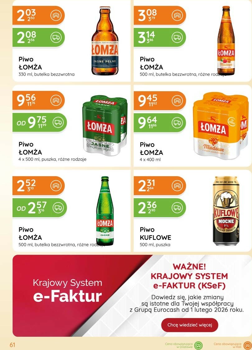 eurocash - Gazetka Eurocash - Alkoholowy - ważna od 01.02.2026 do 28.02.2026 - page: 61