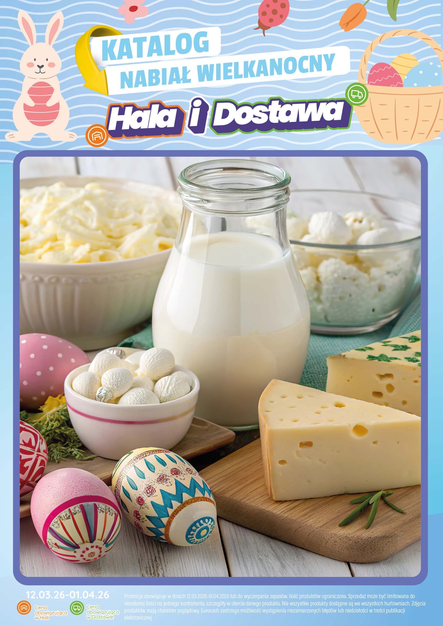 eurocash - Gazetka Eurocash - Wielkanocny Nabiał - ważna od 12.03.2026 do 01.04.2026 - page: 1