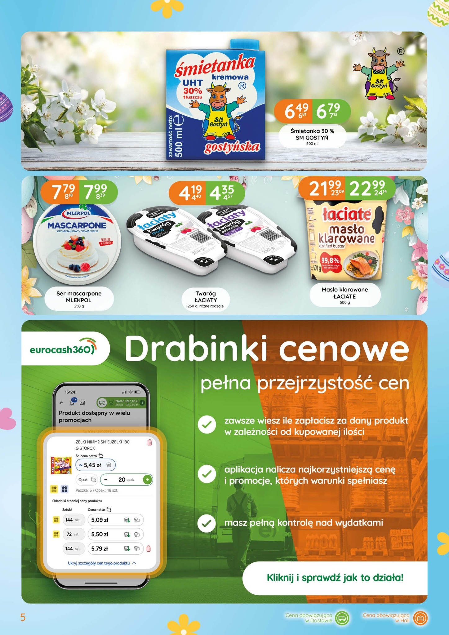 eurocash - Gazetka Eurocash - Wielkanocny Nabiał - ważna od 12.03.2026 do 01.04.2026 - page: 5