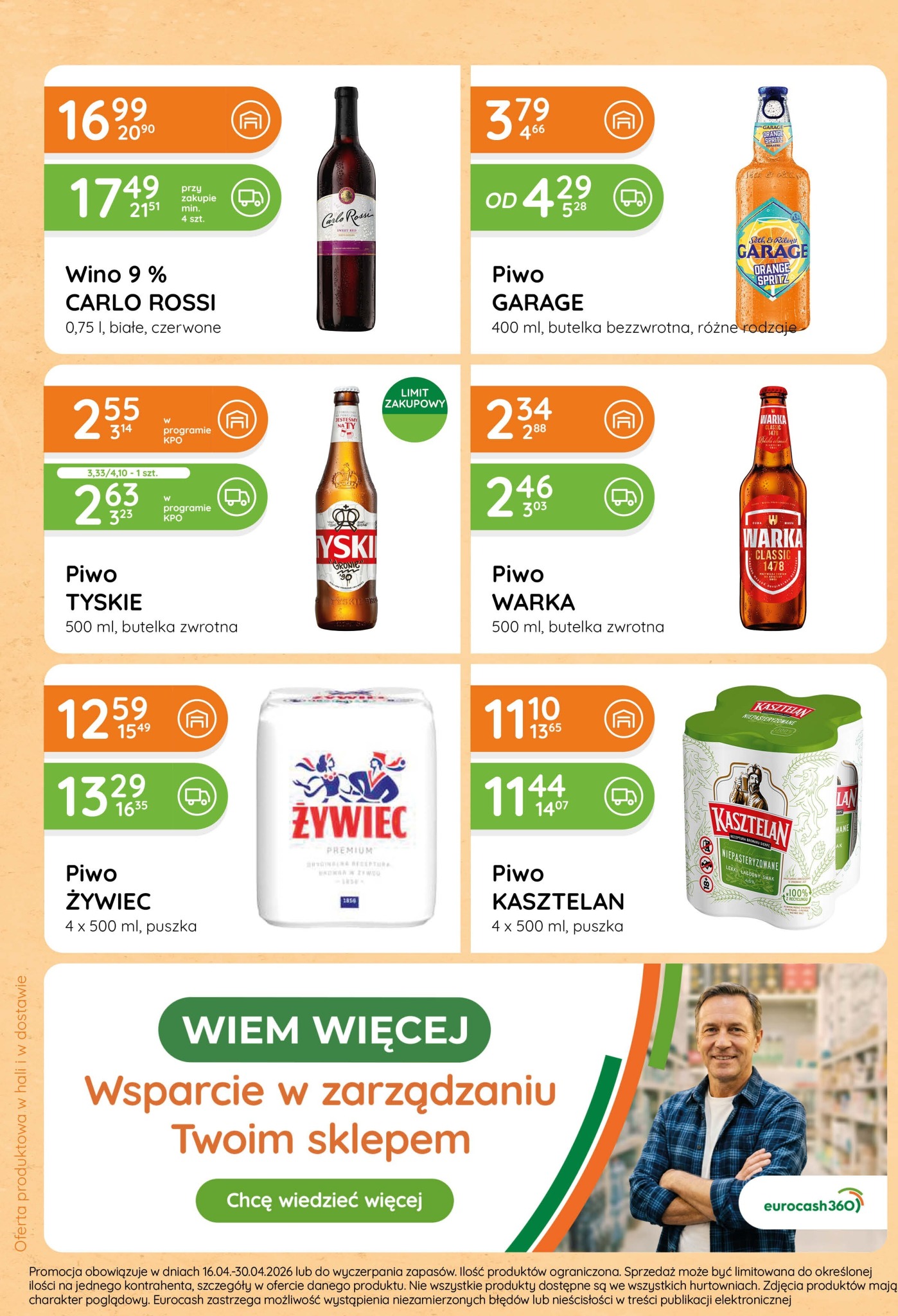 eurocash - Aktualna gazetka Eurocash - Ofensywa Alkoholowa ważna od 16.04.2026 do 30.04.2026 - page: 4