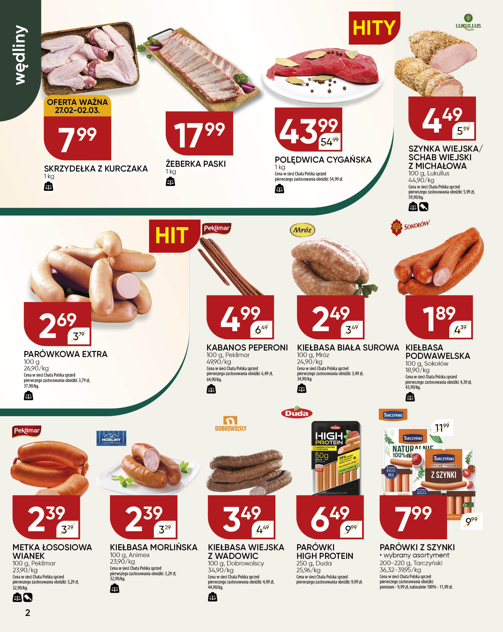 chata-polska - Chata Polska gazetka ważna od 27.02. - 09.03. - page: 2