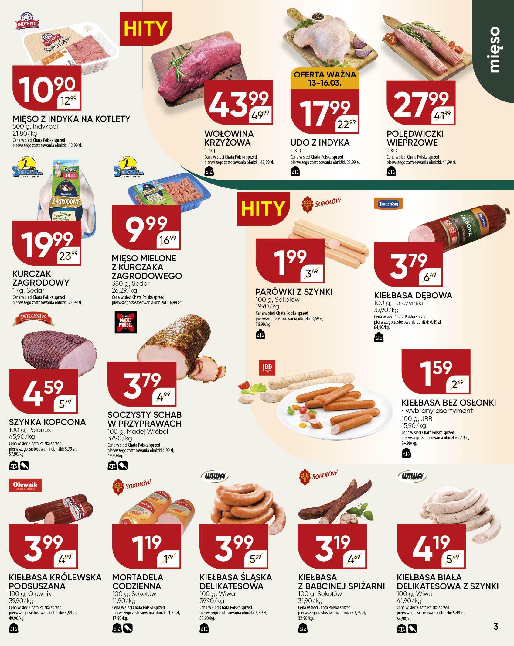 chata-polska - Chata Polska gazetka ważna od 13.03. - 23.03. - page: 3