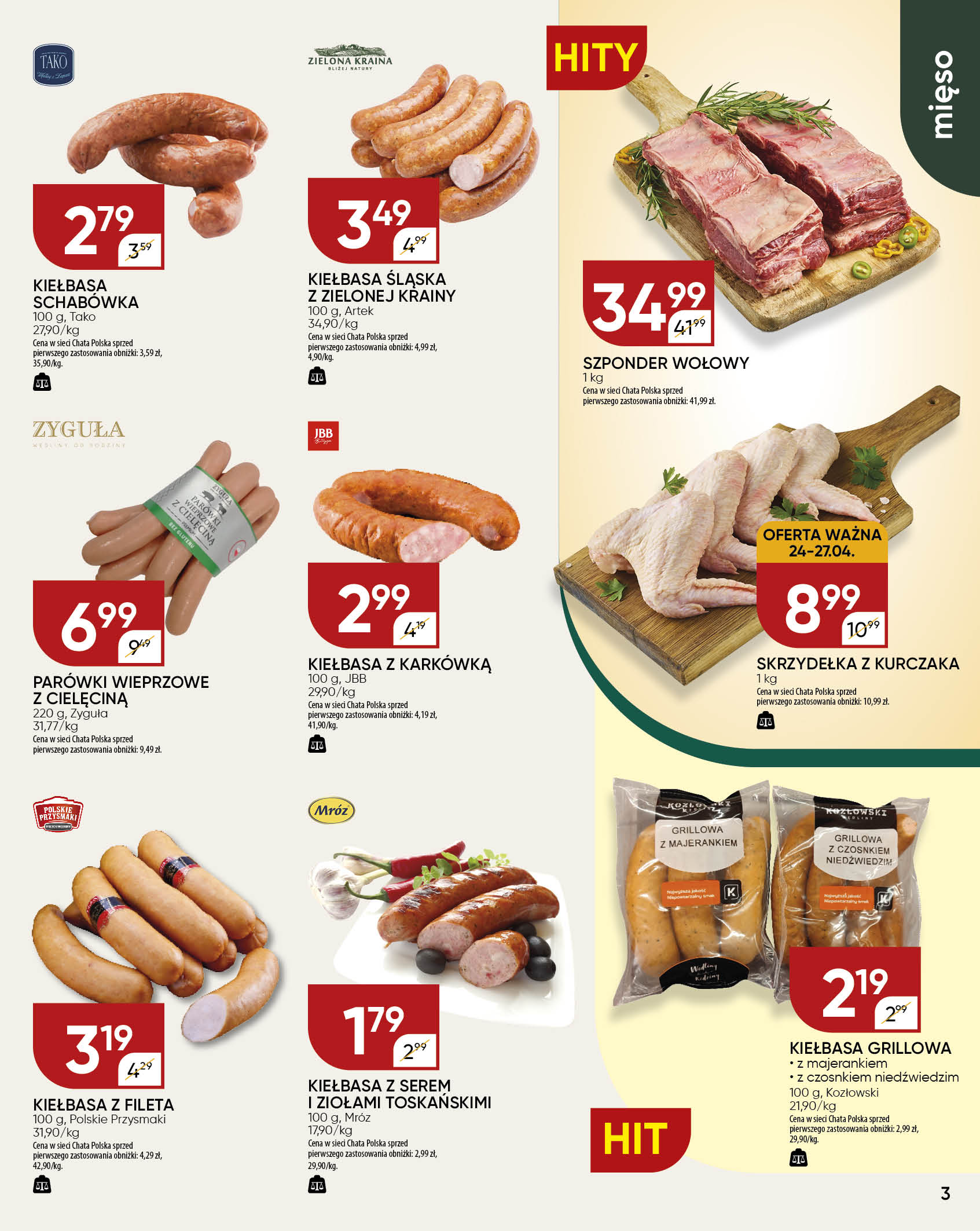 chata-polska - Chata Polska gazetka ważna od 24.04. - 04.05. - page: 3