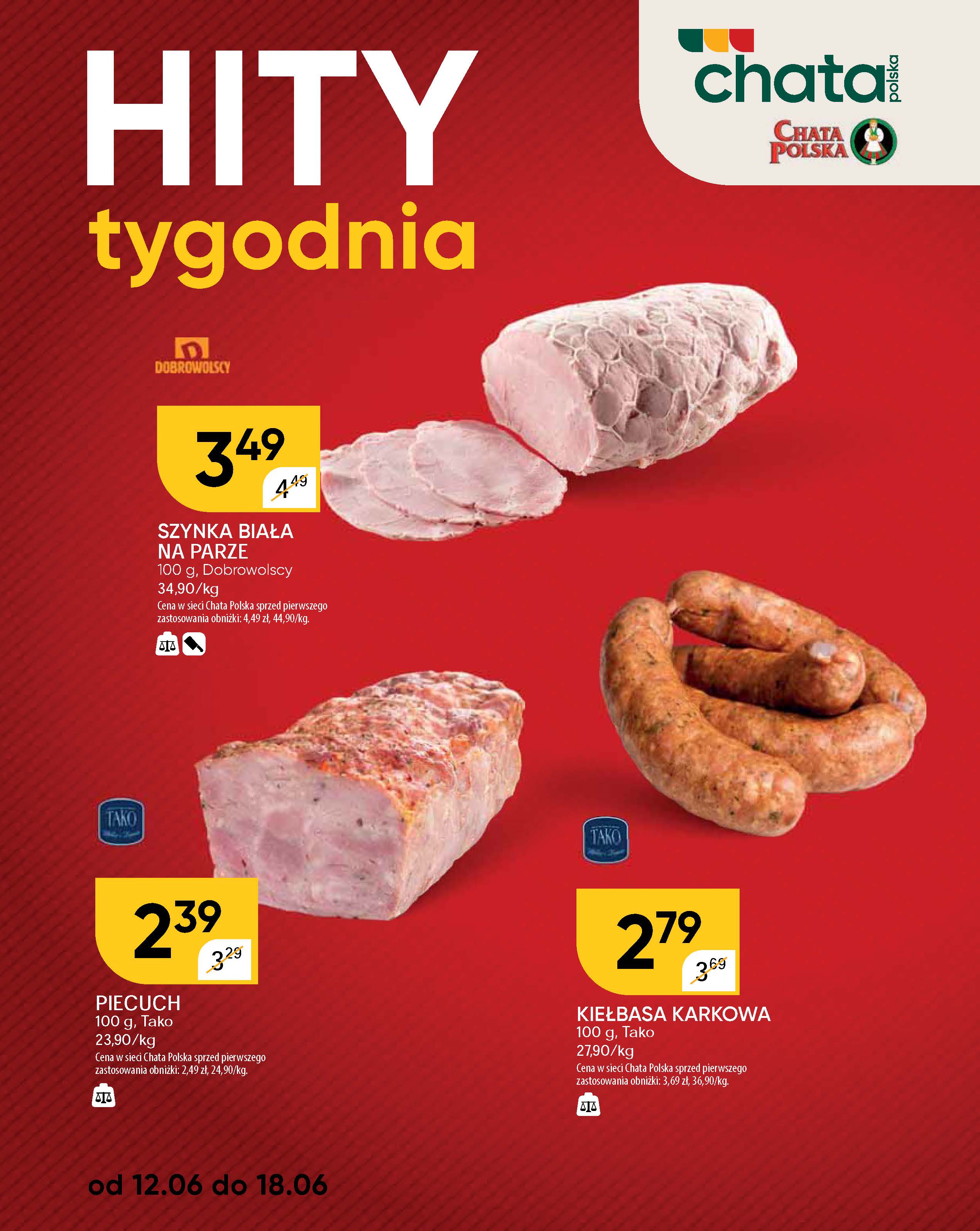 chata-polska - Gazetka Chata Polska - Hity tygodnia ważna od 12.06. - 18.06. - page: 2