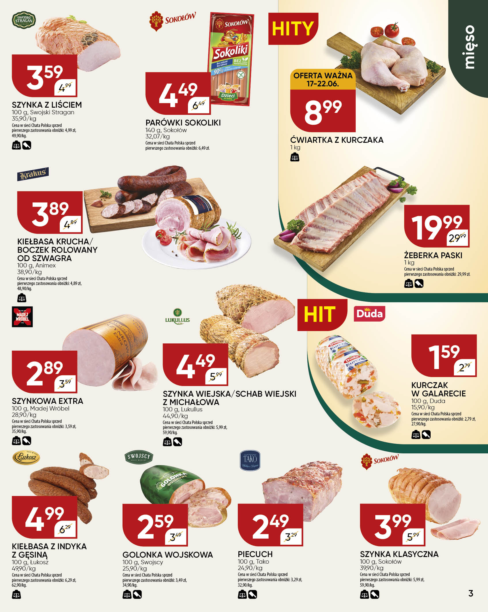 chata-polska - Gazetka Chata Polska ważna od 17.06. - 29.06. - page: 3