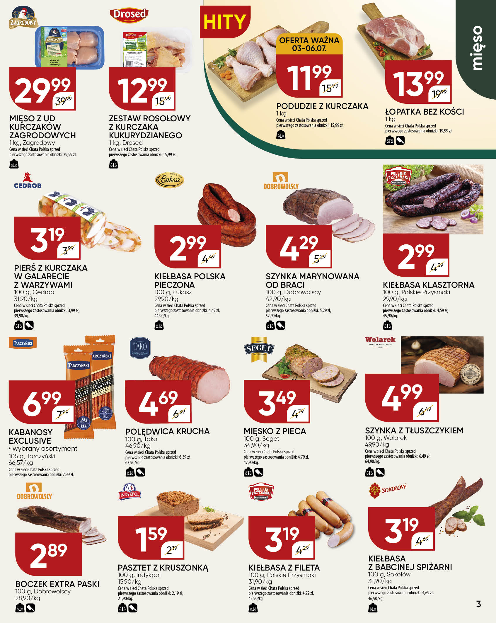 chata-polska - Gazetka Chata Polska ważna od 03.07. - 13.07. - page: 3
