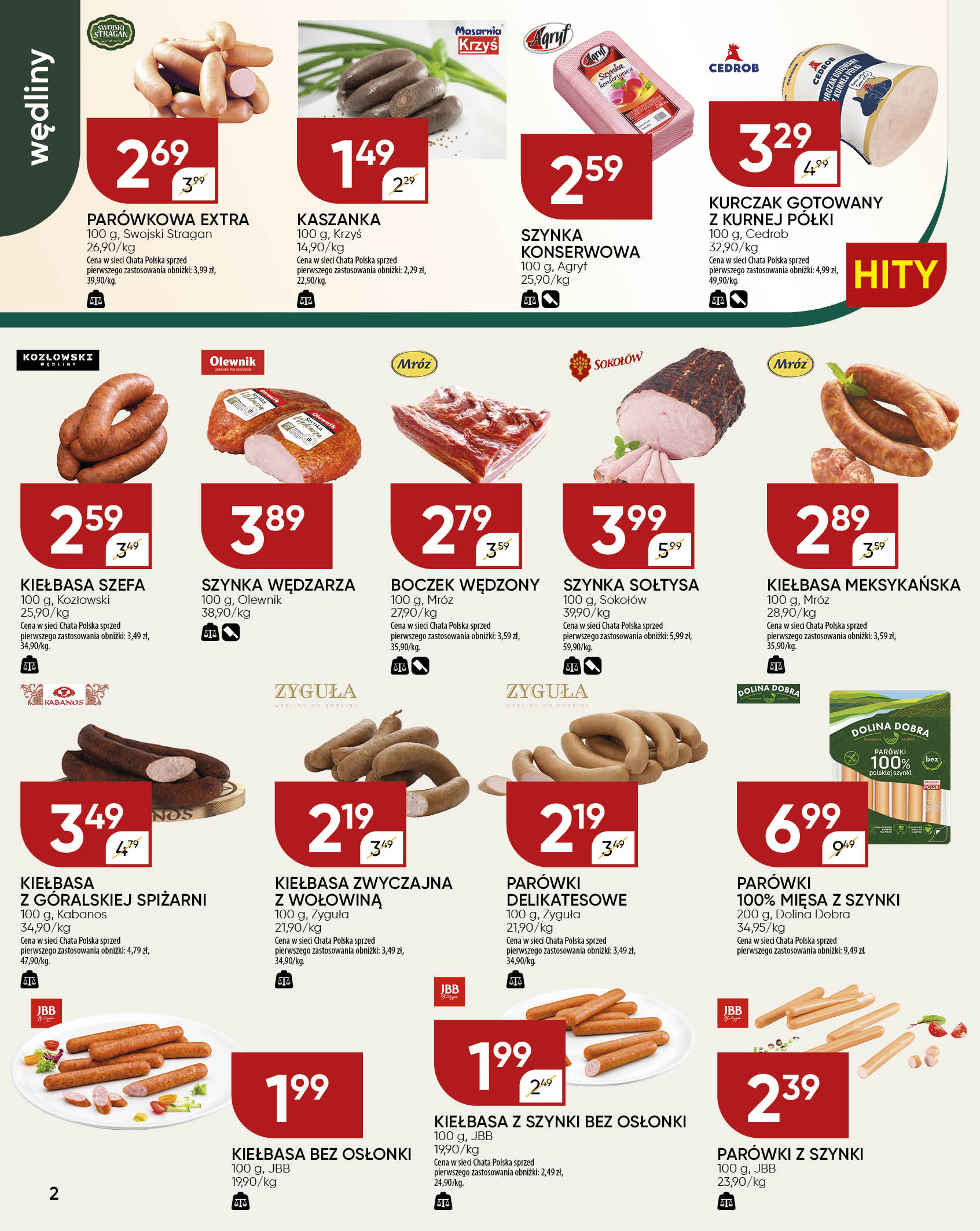 chata-polska - Gazetka Chata Polska ważna od 03.07. - 13.07. - page: 2
