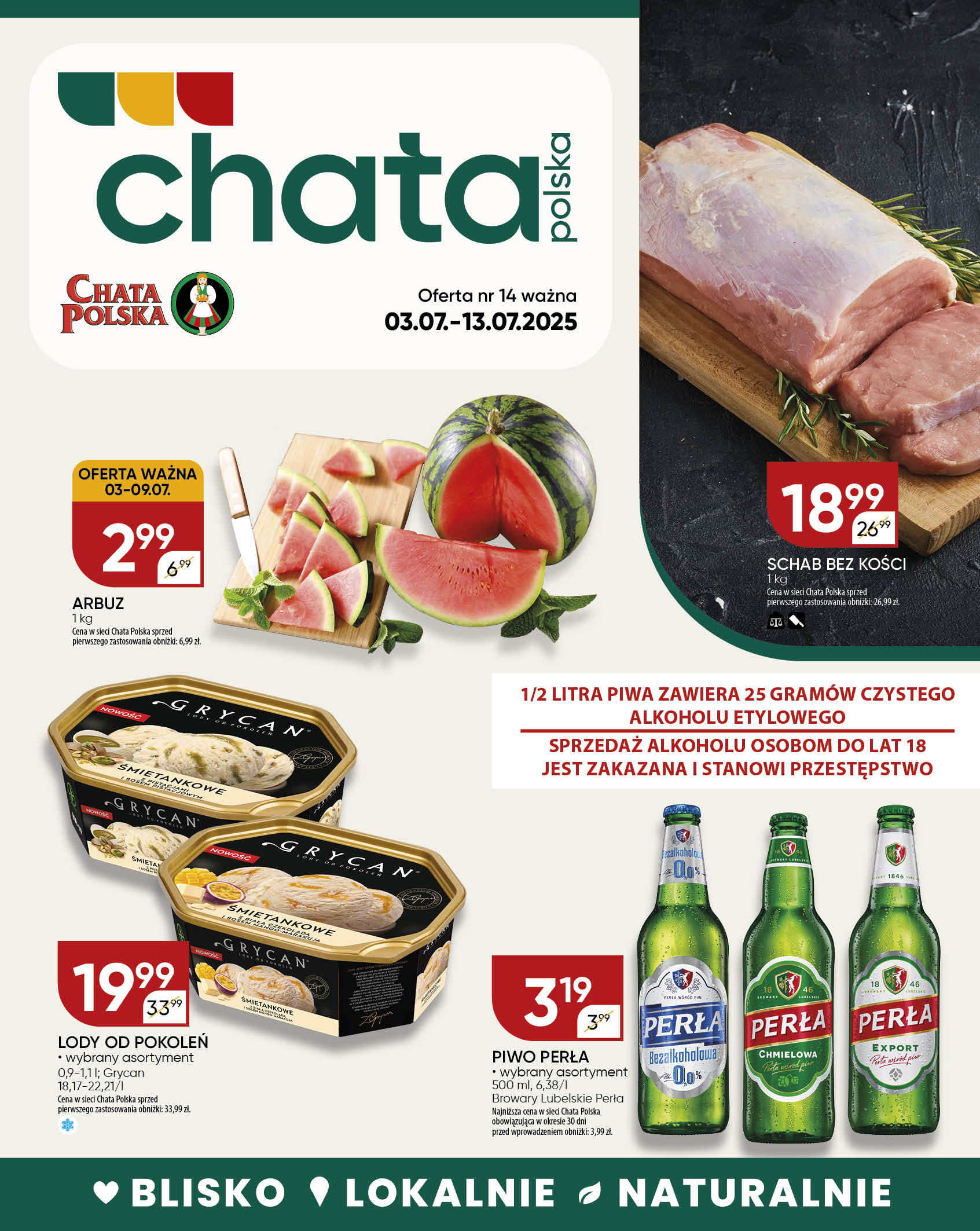 chata-polska - Gazetka Chata Polska ważna od 03.07. - 13.07.
