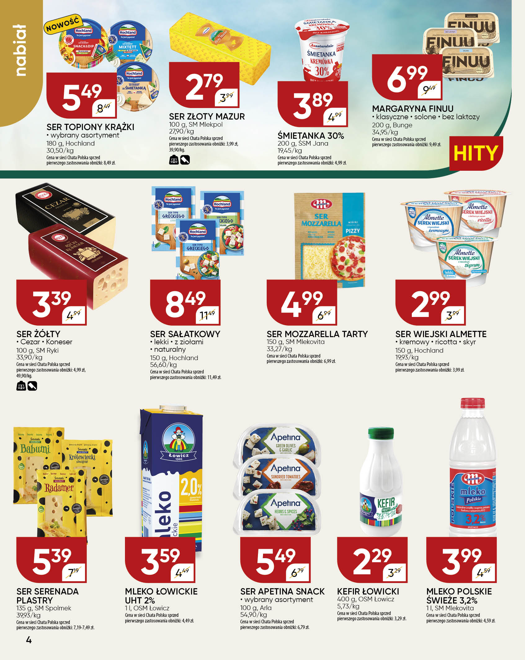 chata-polska - Gazetka Chata Polska ważna od 03.07. - 13.07. - page: 4