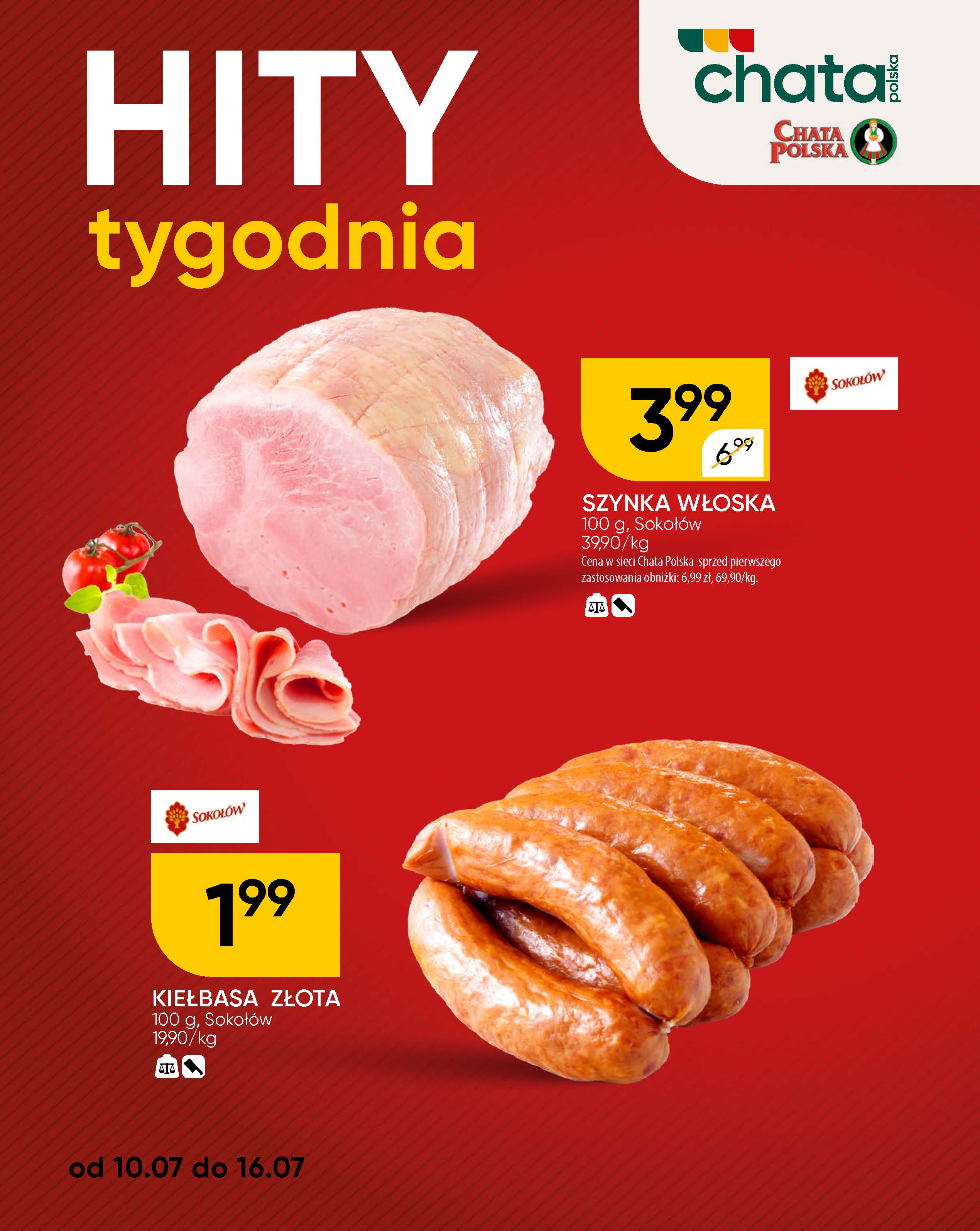 chata-polska - Gazetka Chata Polska - Hity tygodnia ważna od 10.07. - 16.07. - page: 3