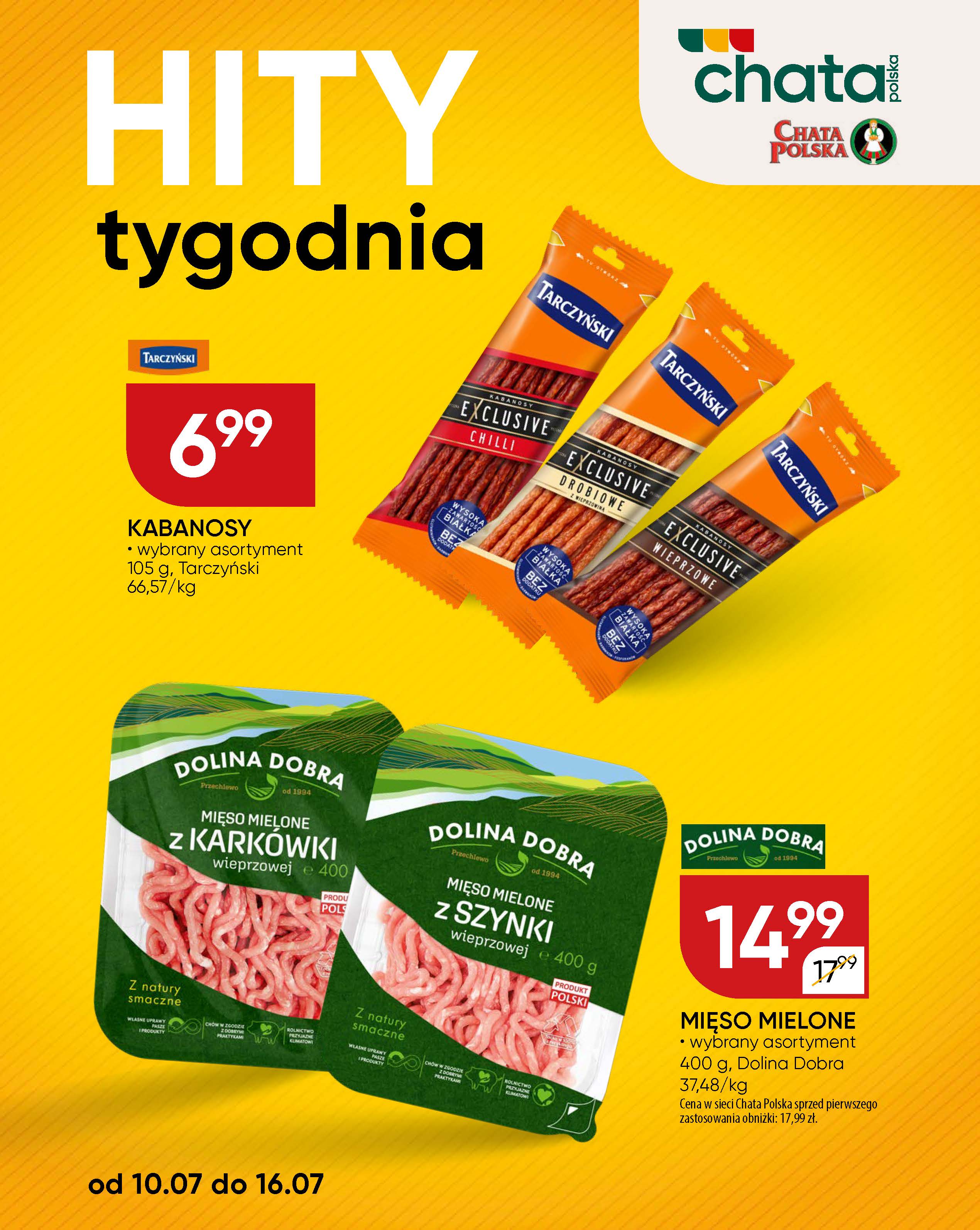 chata-polska - Gazetka Chata Polska - Hity tygodnia ważna od 10.07. - 16.07. - page: 2