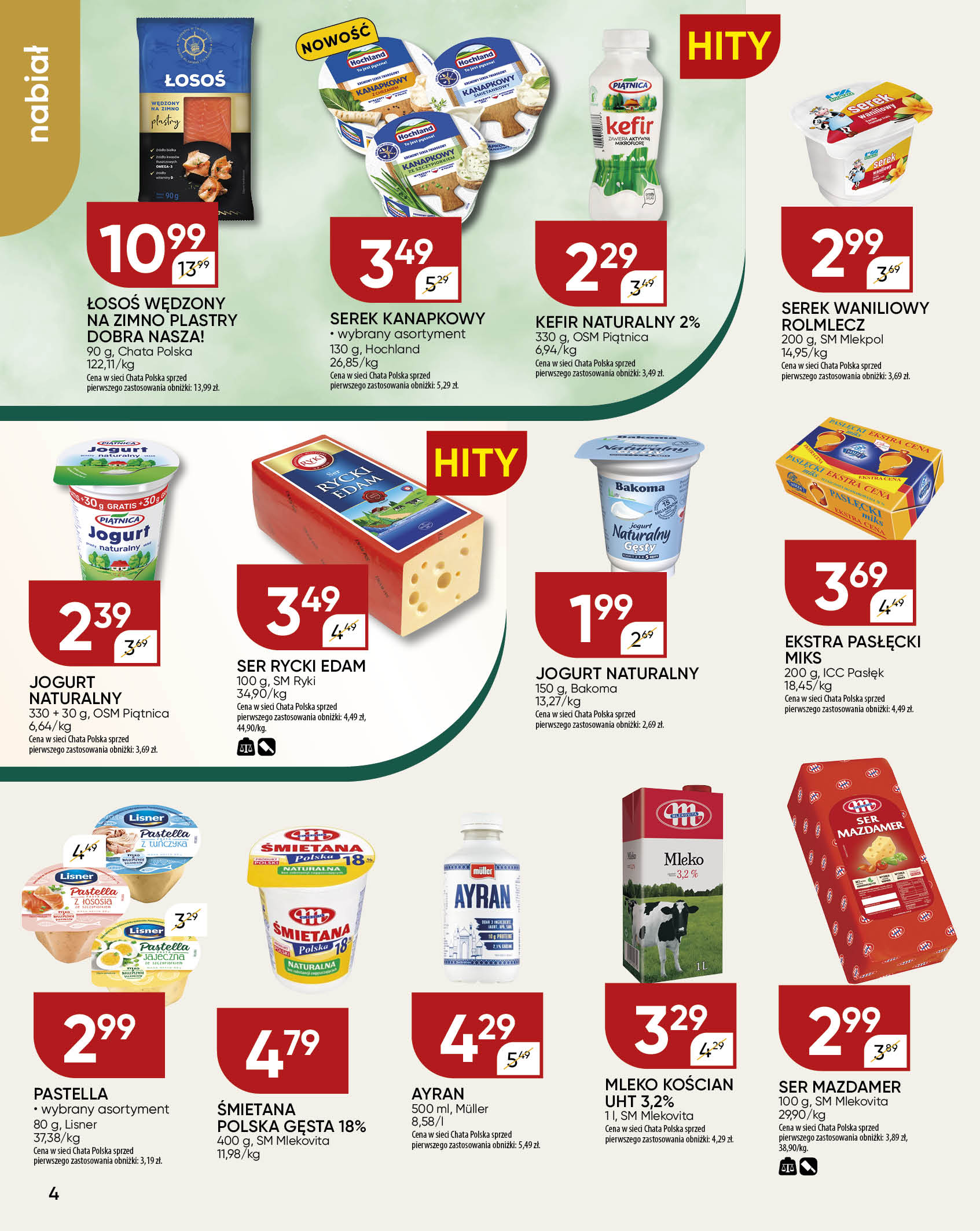 chata-polska - Gazetka Chata Polska ważna od 17.07. - 27.07. - page: 4