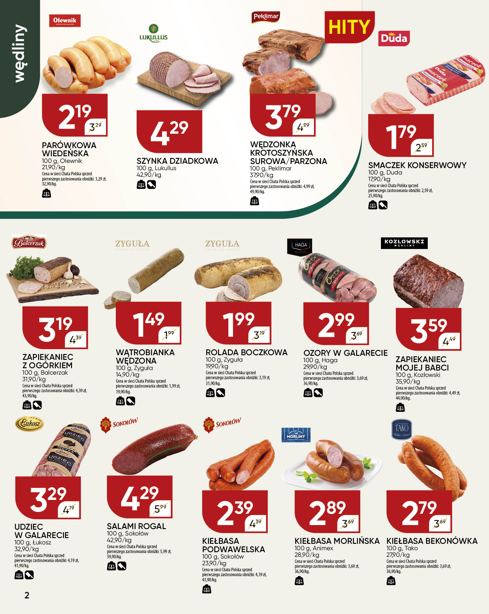 chata-polska - Gazetka Chata Polska ważna od 17.07. - 27.07. - page: 2