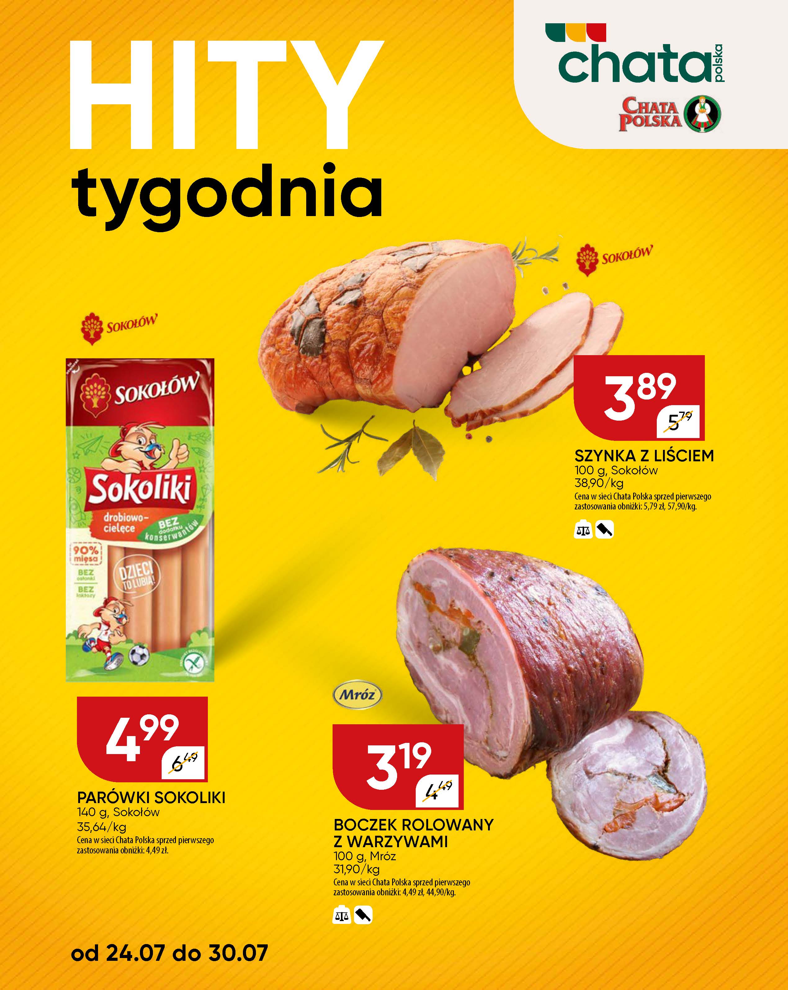 chata-polska - Gazetka Chata Polska - Hity tygodnia ważna od 24.07. - 30.07. - page: 2