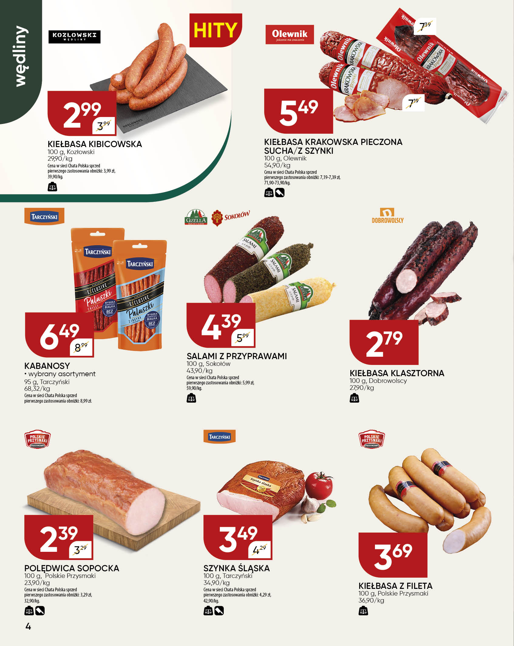 chata-polska - Gazetka Chata Polska ważna od 31.07. - 10.08. - page: 4
