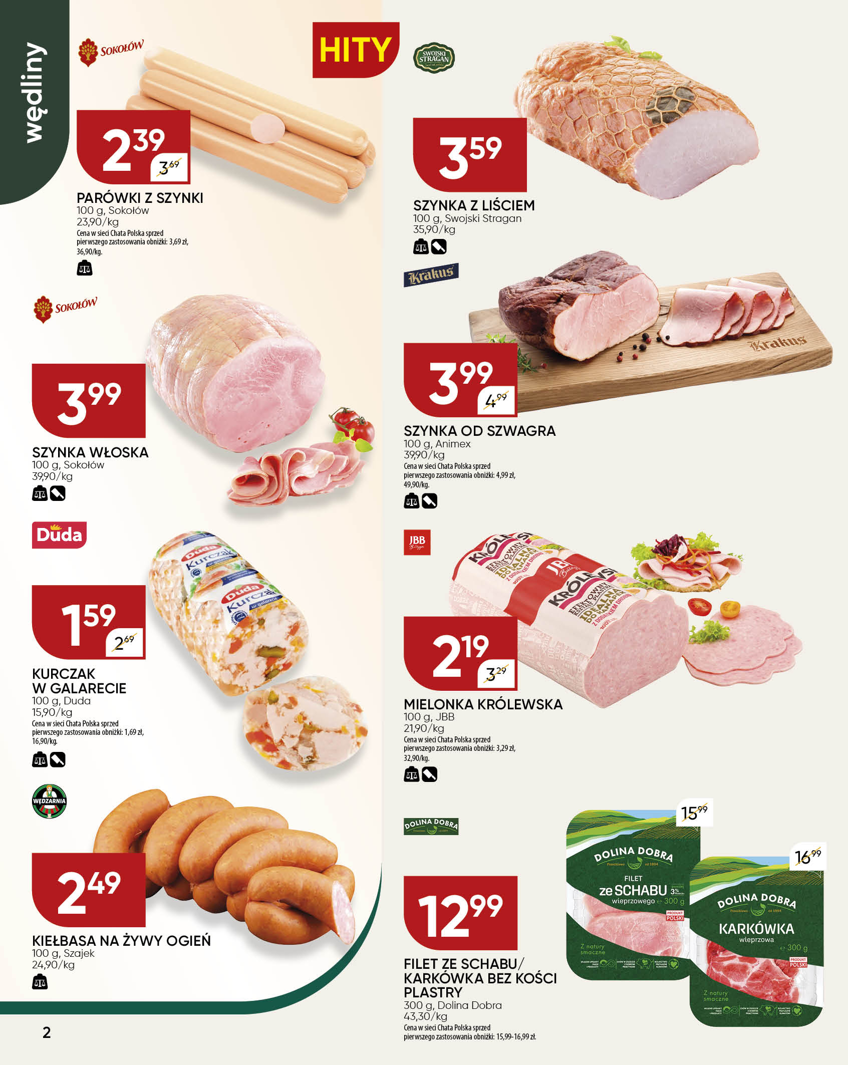 chata-polska - Gazetka Chata Polska ważna od 31.07. - 10.08. - page: 2