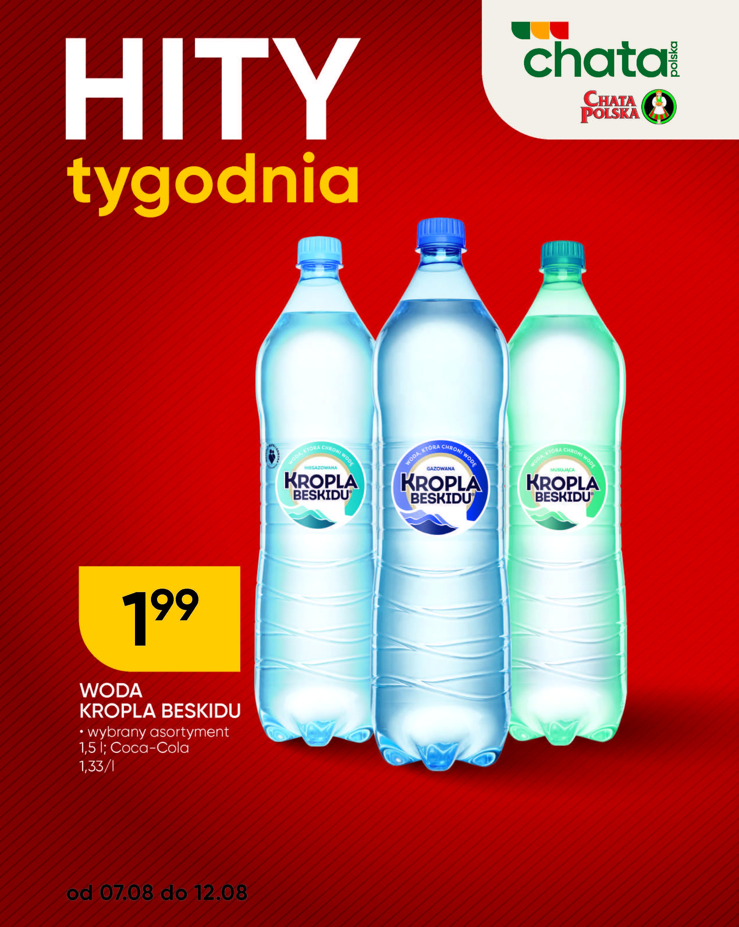 chata-polska - Gazetka Chata Polska - Hity tygodnia - ważna od 07.08. do 12.08.
