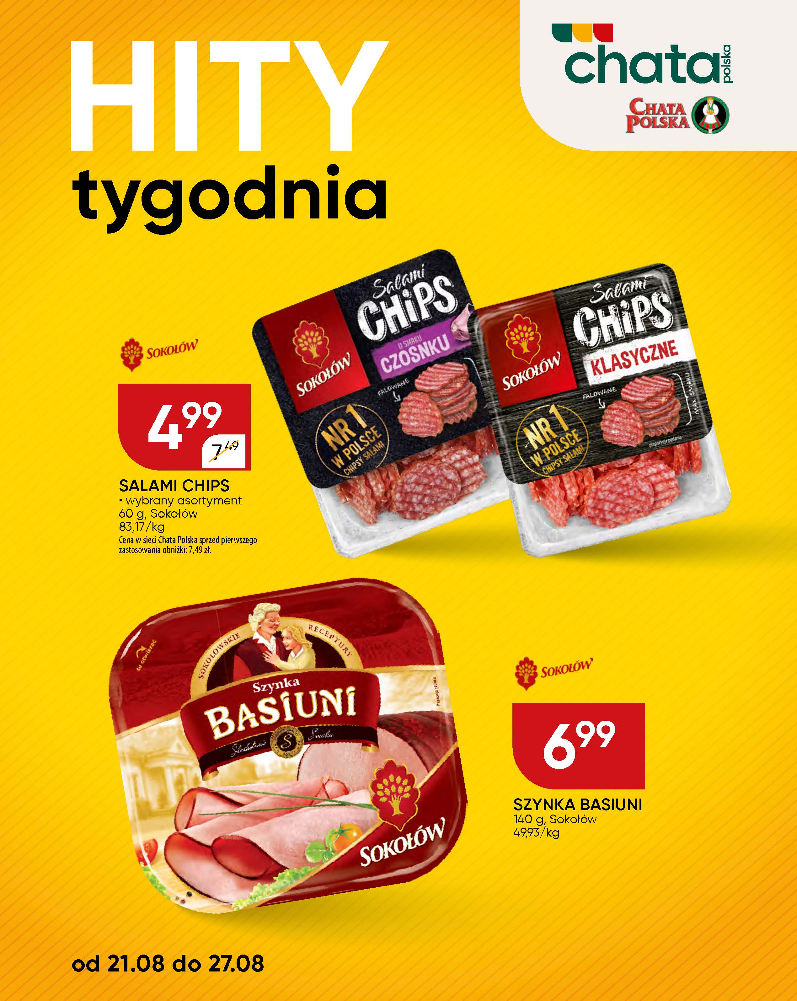 chata-polska - Gazetka Chata Polska - Hity tygodnia - ważna od 21.08. do 27.08. - page: 3