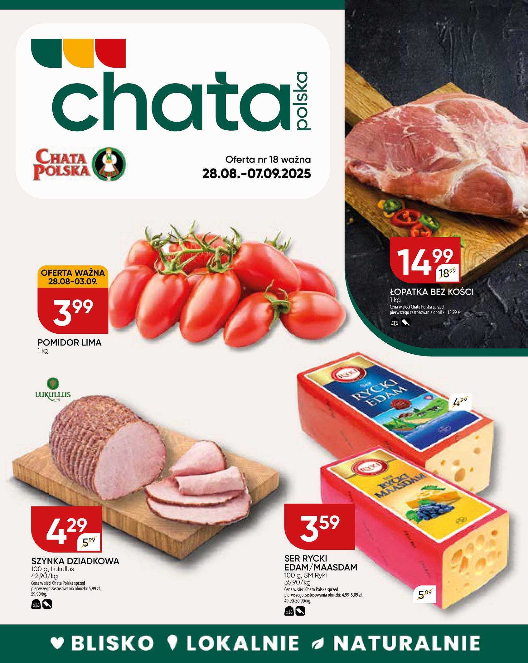 chata-polska - Gazetka Chata Polska - ważna od 28.08. do 07.09. - page: 1