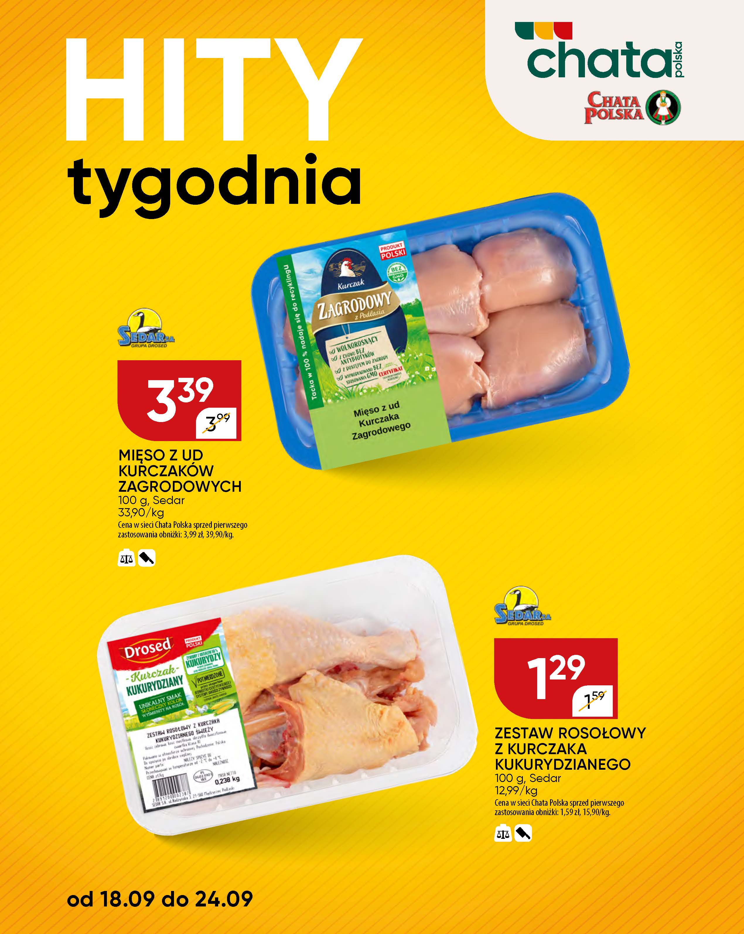 chata-polska - Gazetka Chata Polska - Hity tygodnia - ważna od 18.09. do 24.09. - page: 3