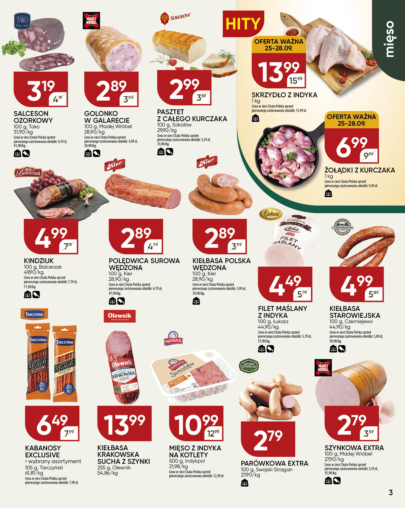 chata-polska - Gazetka Chata Polska - ważna od 25.09. do 05.10. - page: 3