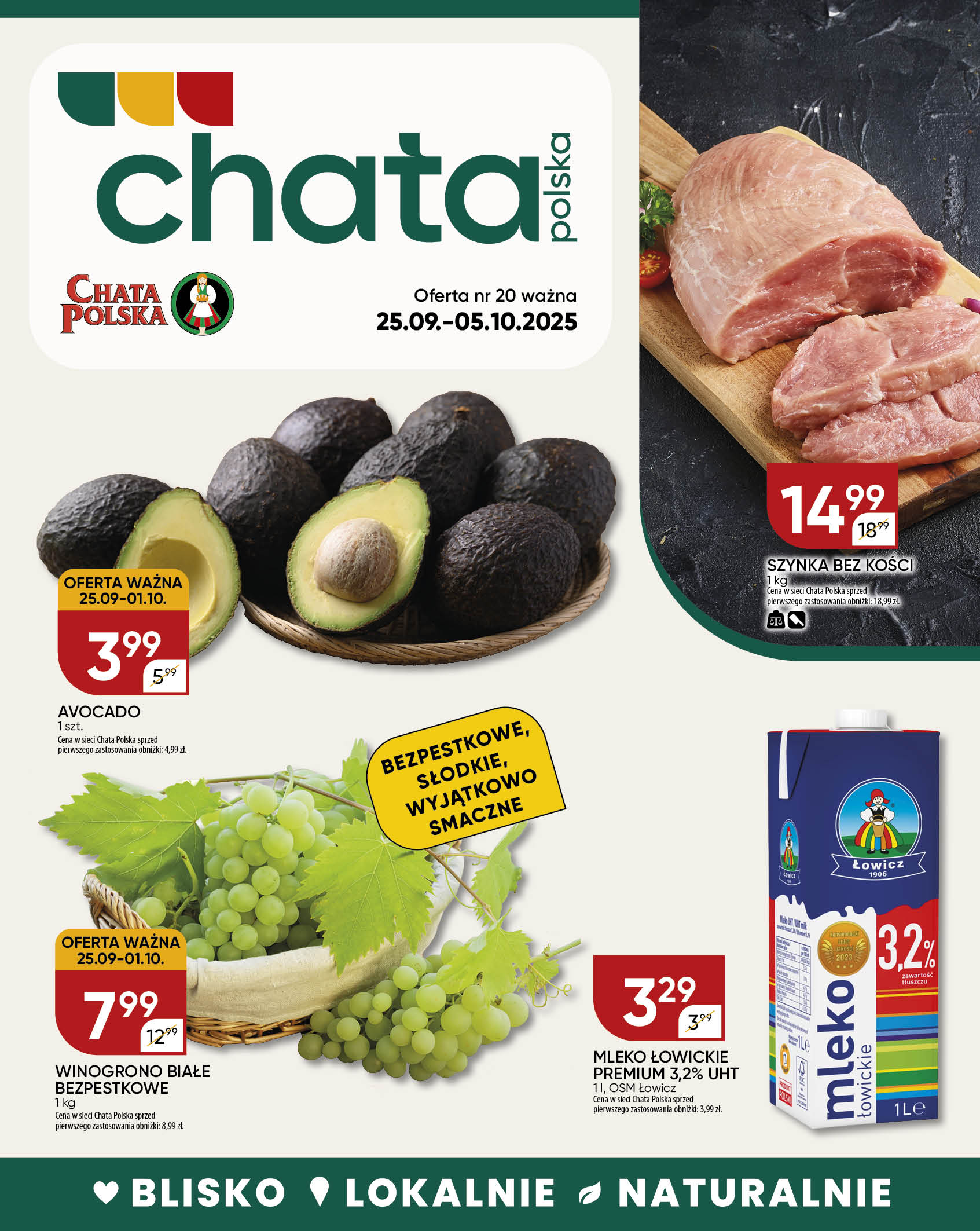 chata-polska - Gazetka Chata Polska - ważna od 25.09. do 05.10. - page: 1