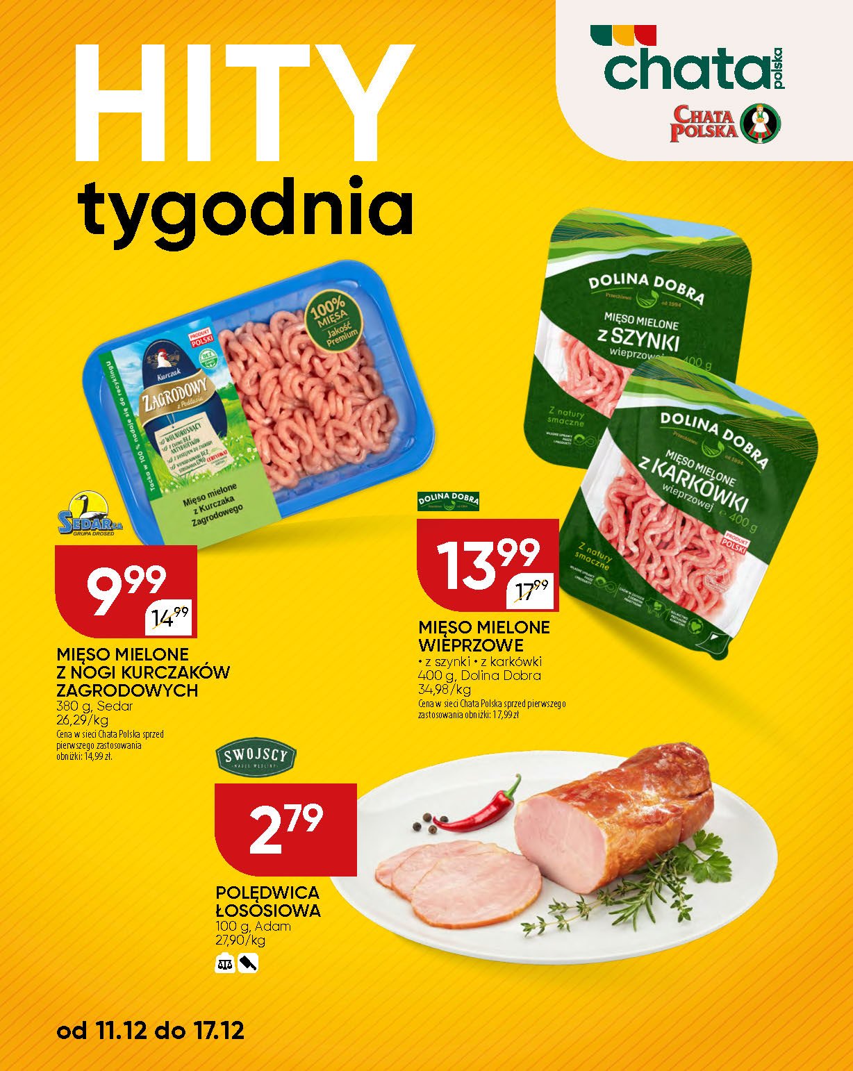 chata-polska - Gazetka Chata Polska - Hity tygodnia - ważna od 11.12. do 17.12.