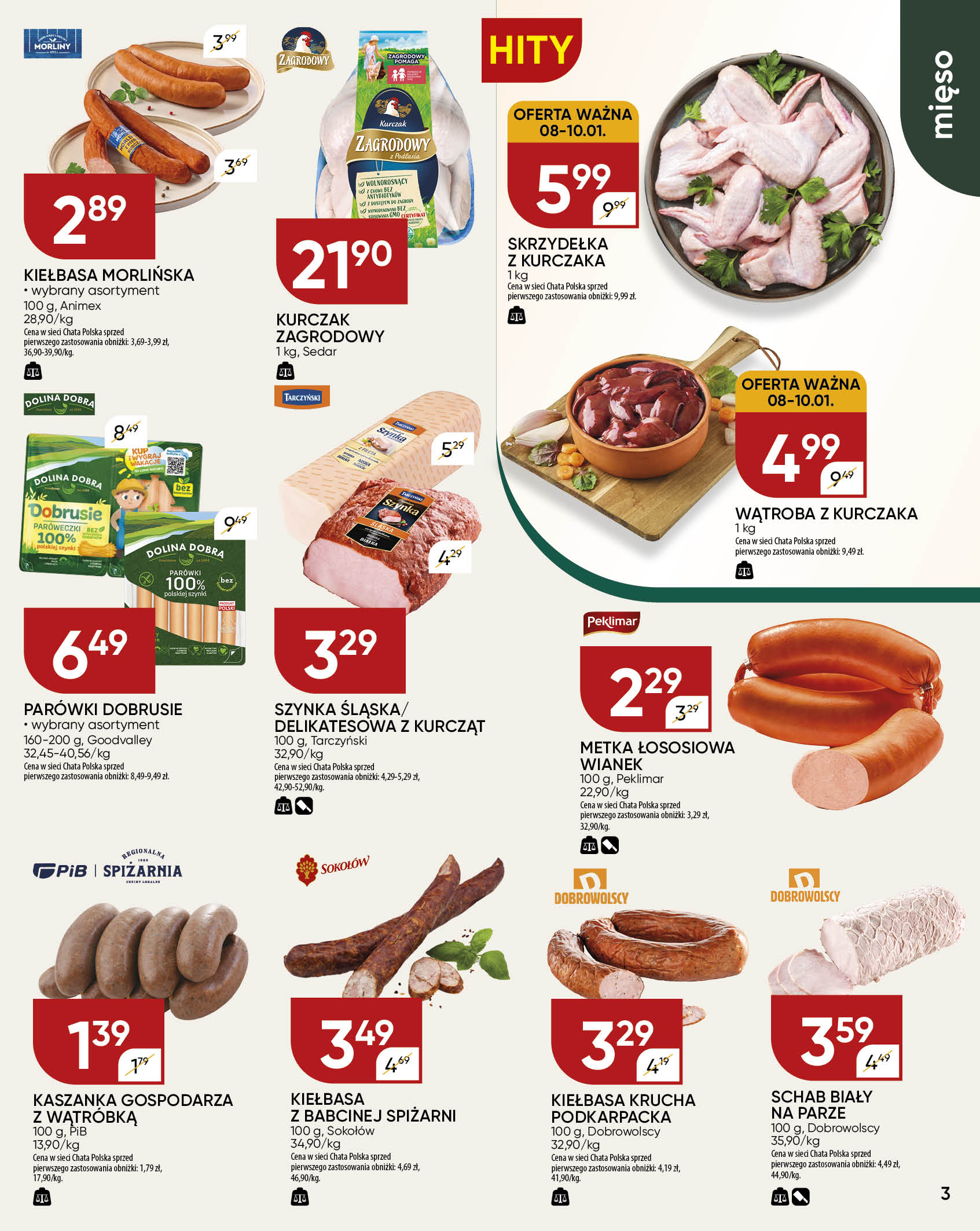 chata-polska - Gazetka Chata Polska - ważna od 08.01. do 14.01. - page: 3