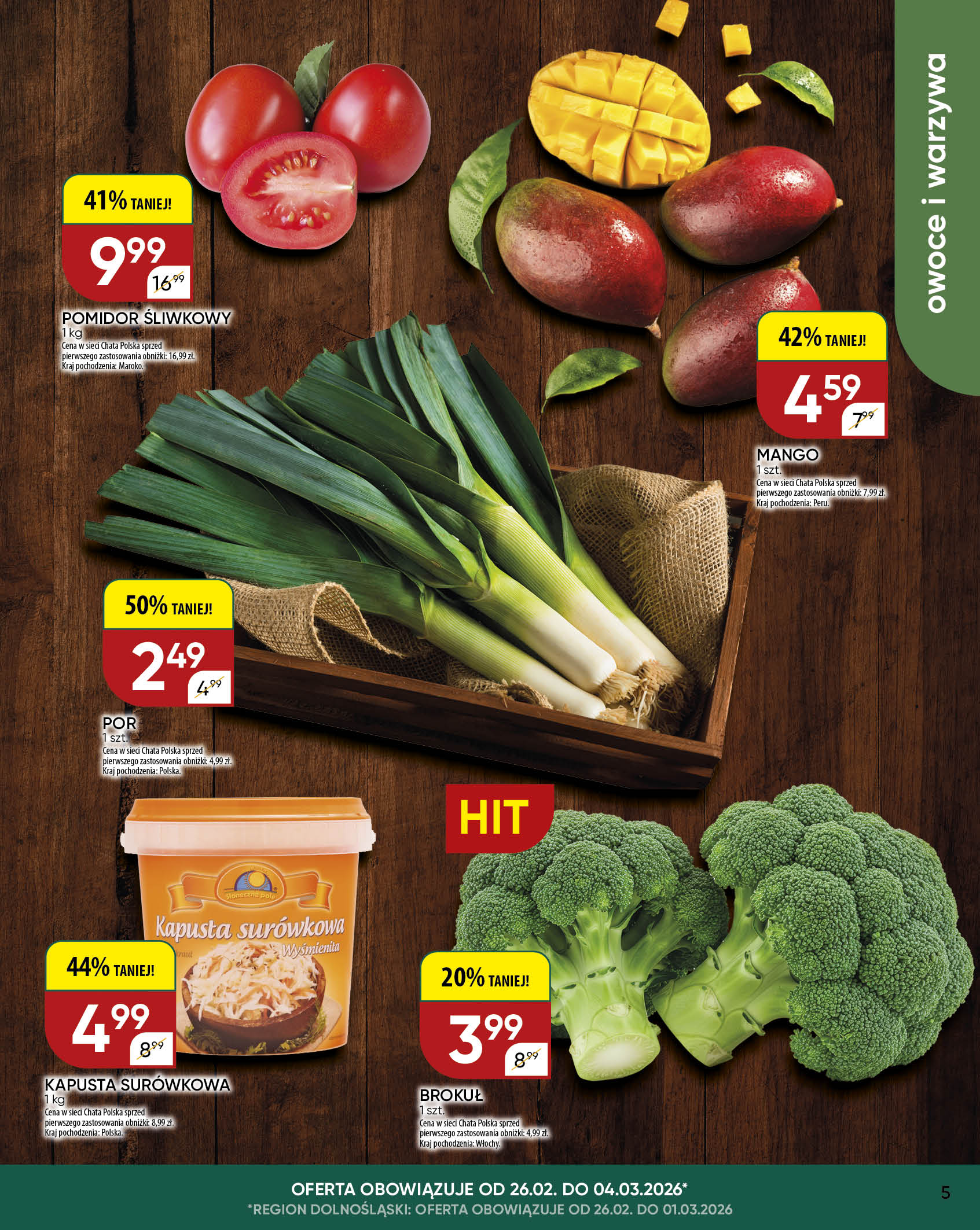 chata-polska - Gazetka Chata Polska - ważna od 26.02.2026 do 08.03.2026 - page: 5