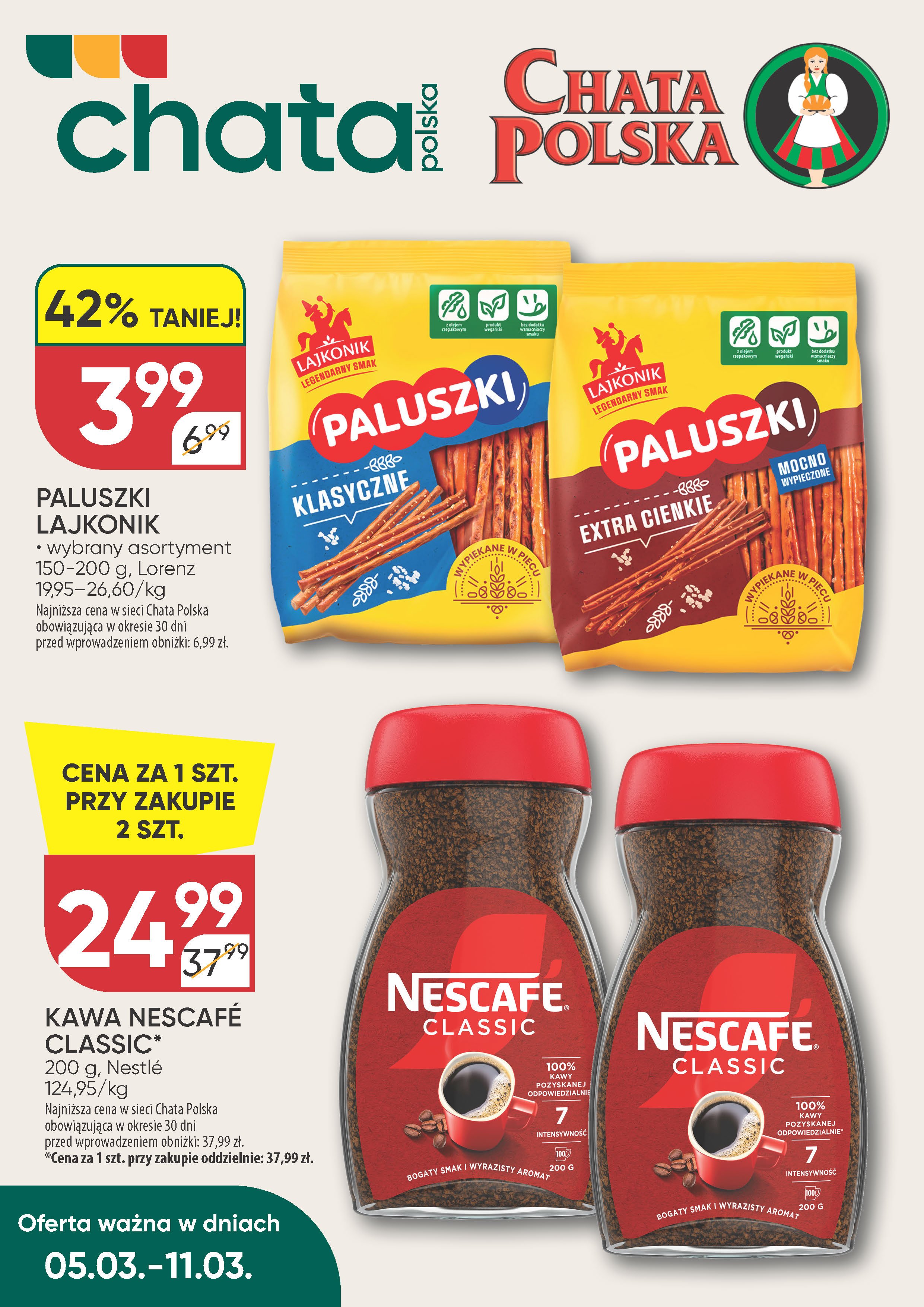 chata-polska - Gazetka Chata Polska - Hity tygodnia - ważna od 05.03.2026 do 11.03.2026