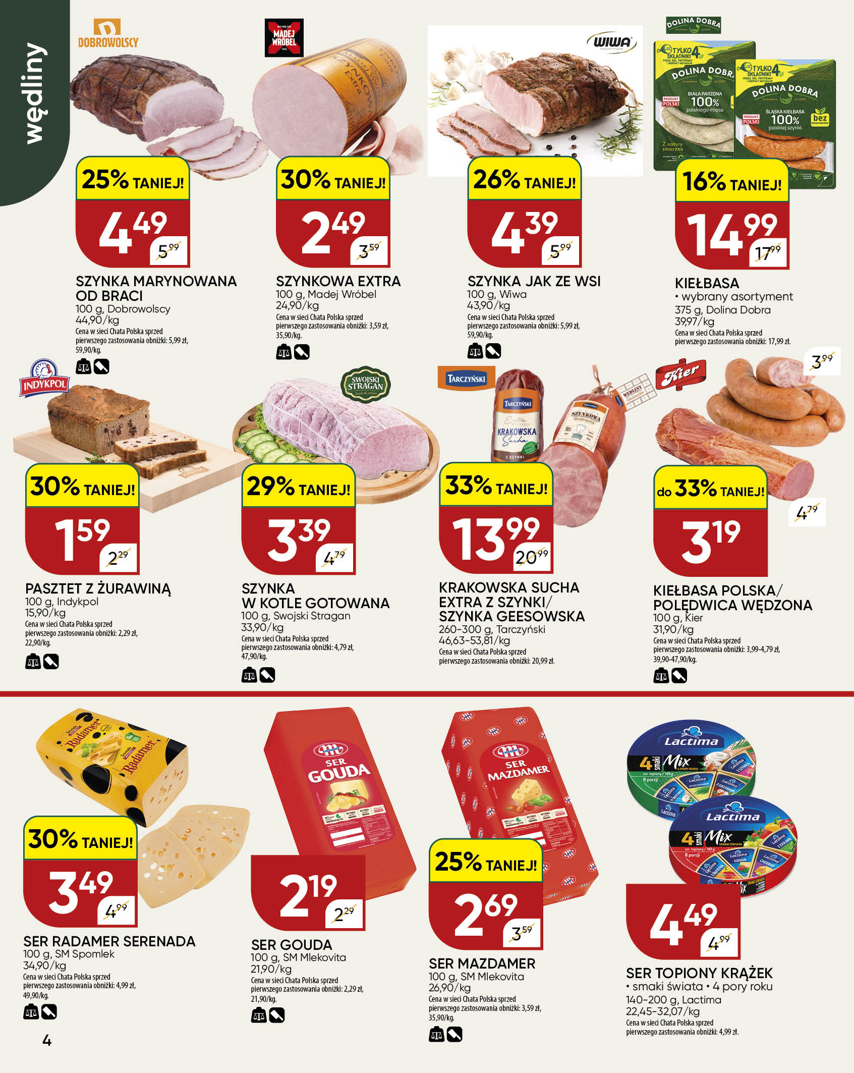 chata-polska - Gazetka Chata Polska - ważna od 26.03.2026 do 04.04.2026 - page: 4
