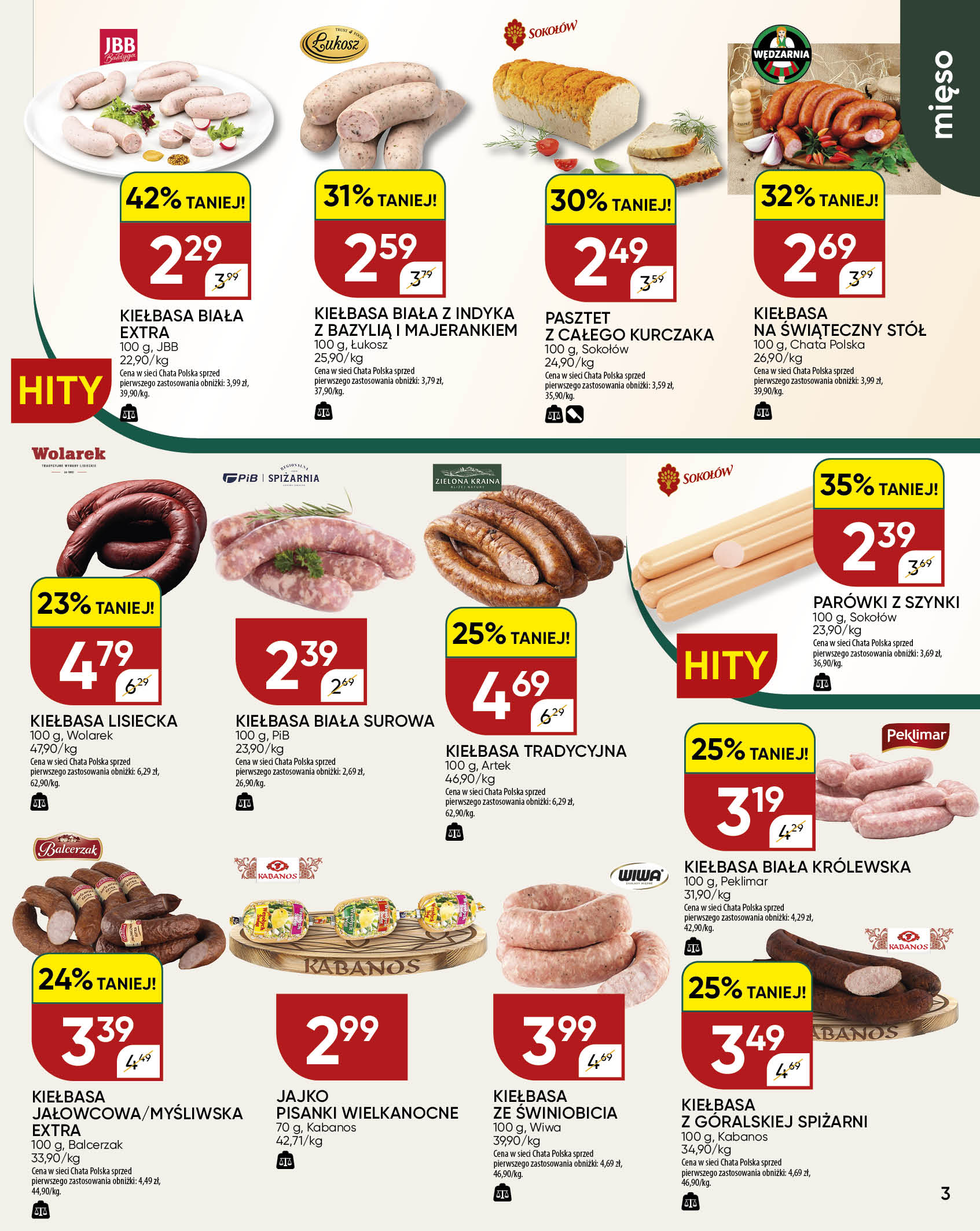 chata-polska - Gazetka Chata Polska - ważna od 26.03.2026 do 04.04.2026 - page: 3