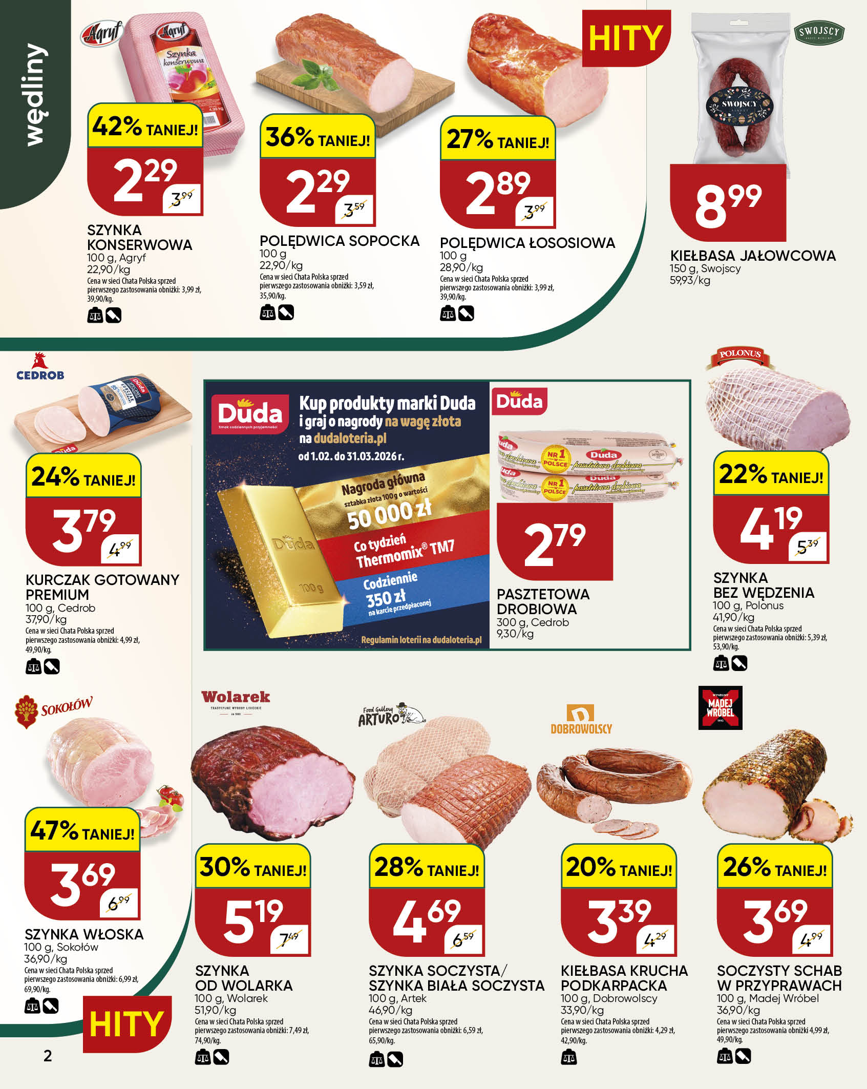 chata-polska - Gazetka Chata Polska - ważna od 26.03.2026 do 04.04.2026 - page: 2