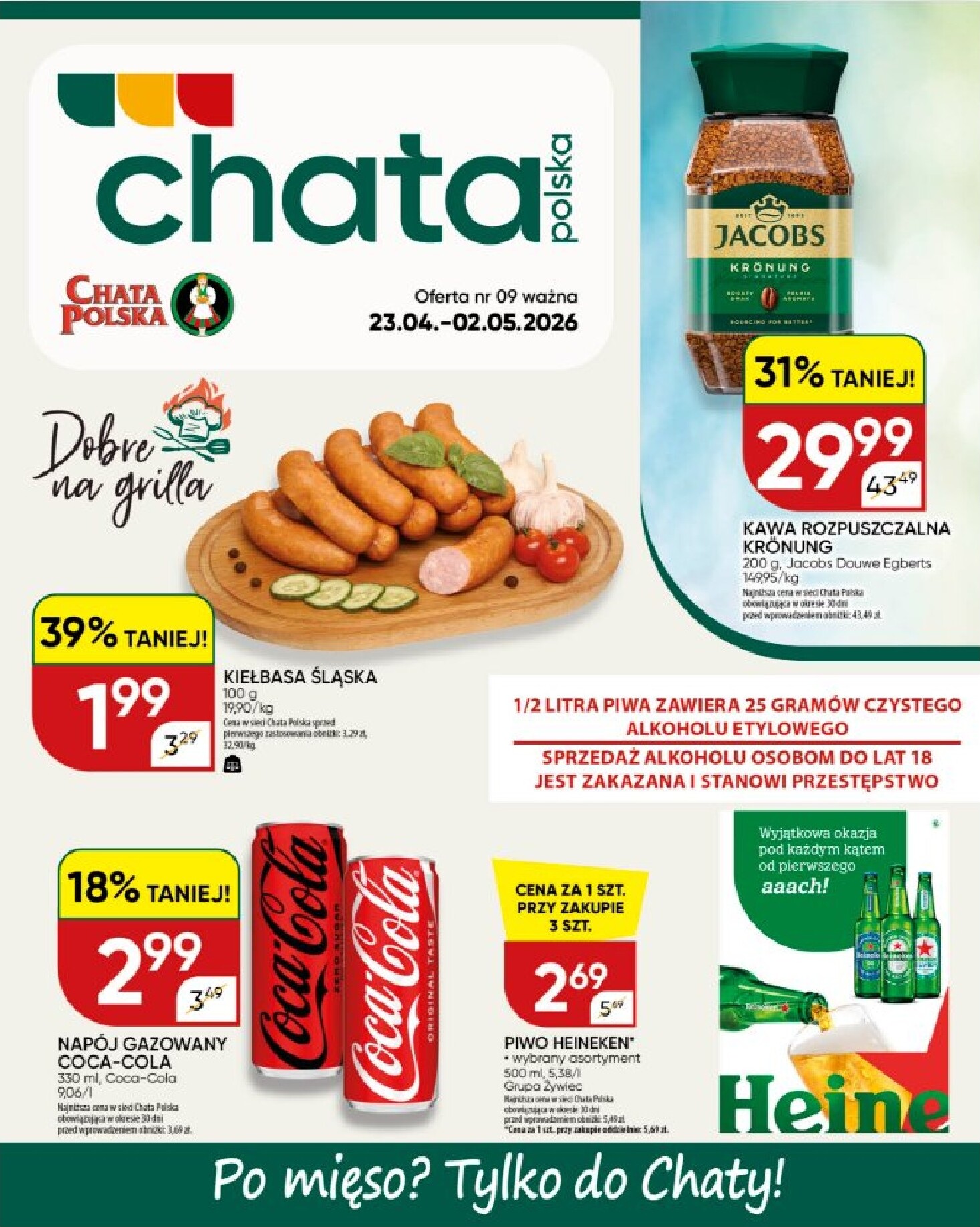 chata-polska - Nowa gazetka Chata Polska ważna od 23.04.2026 do 02.05.2026 - page: 1