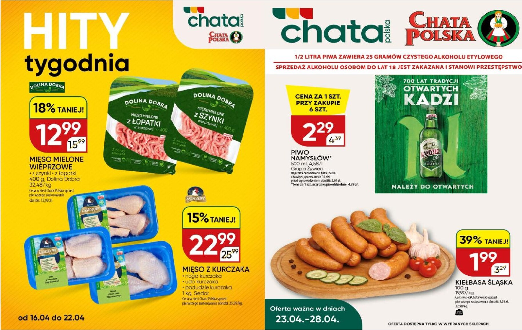 chata-polska - Nowa gazetka Chata Polska ważna od 23.04.2026 do 02.05.2026 - page: 14